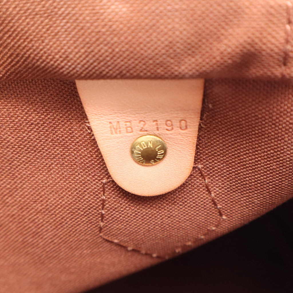 Louis Vuitton Speedy Handbag Monogram Canvas 30 satchel twins