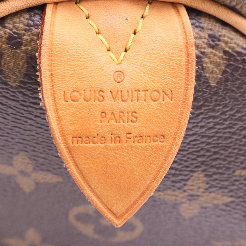 Louis Vuitton Speedy Handbag Monogram Canvas 30 satchel twins