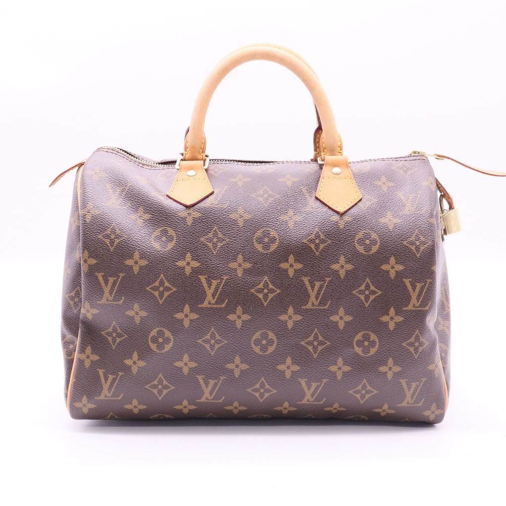 Louis Vuitton Speedy Handbag Monogram Canvas 30 satchel twins