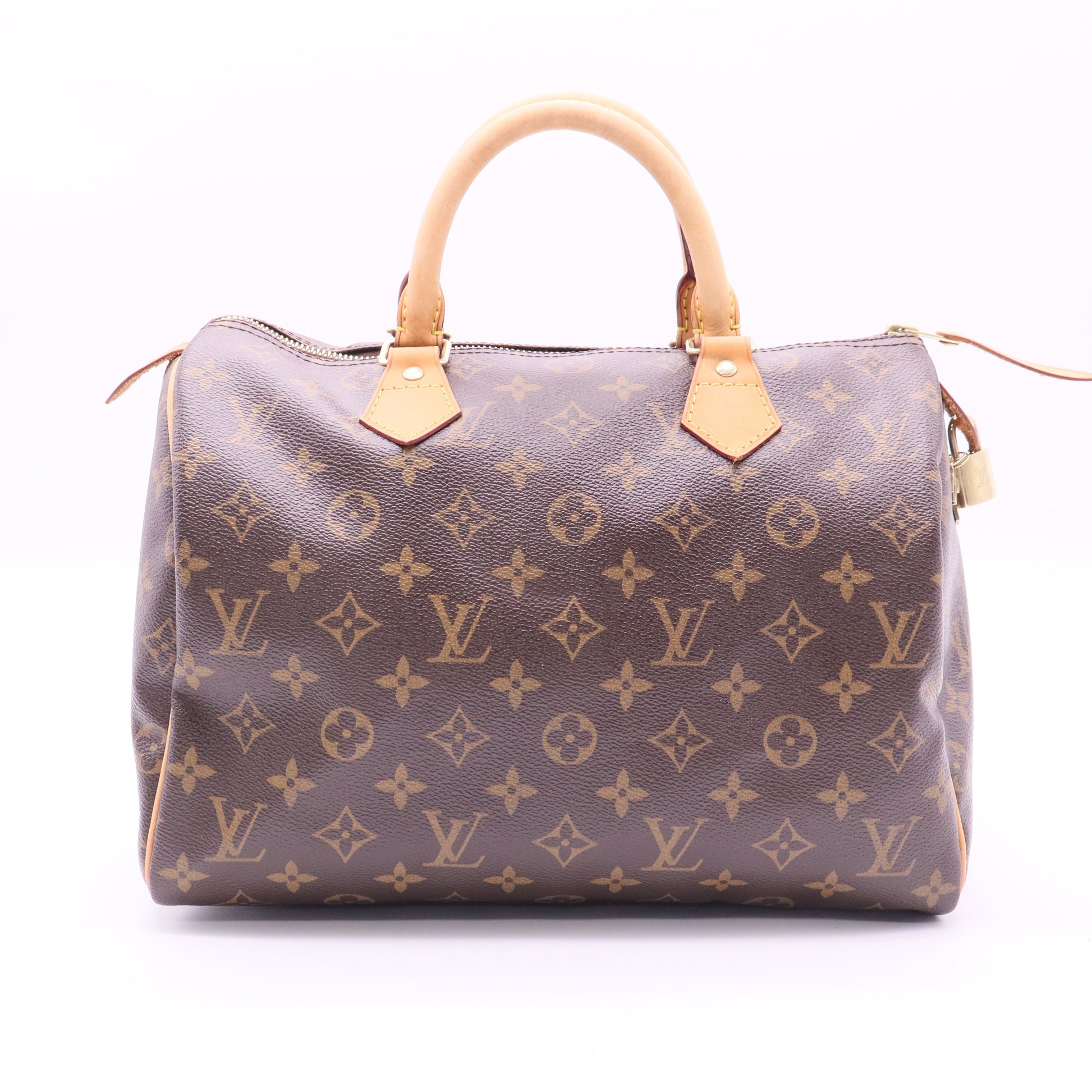Louis Vuitton Speedy Handbag Monogram Canvas 30 satchel twins