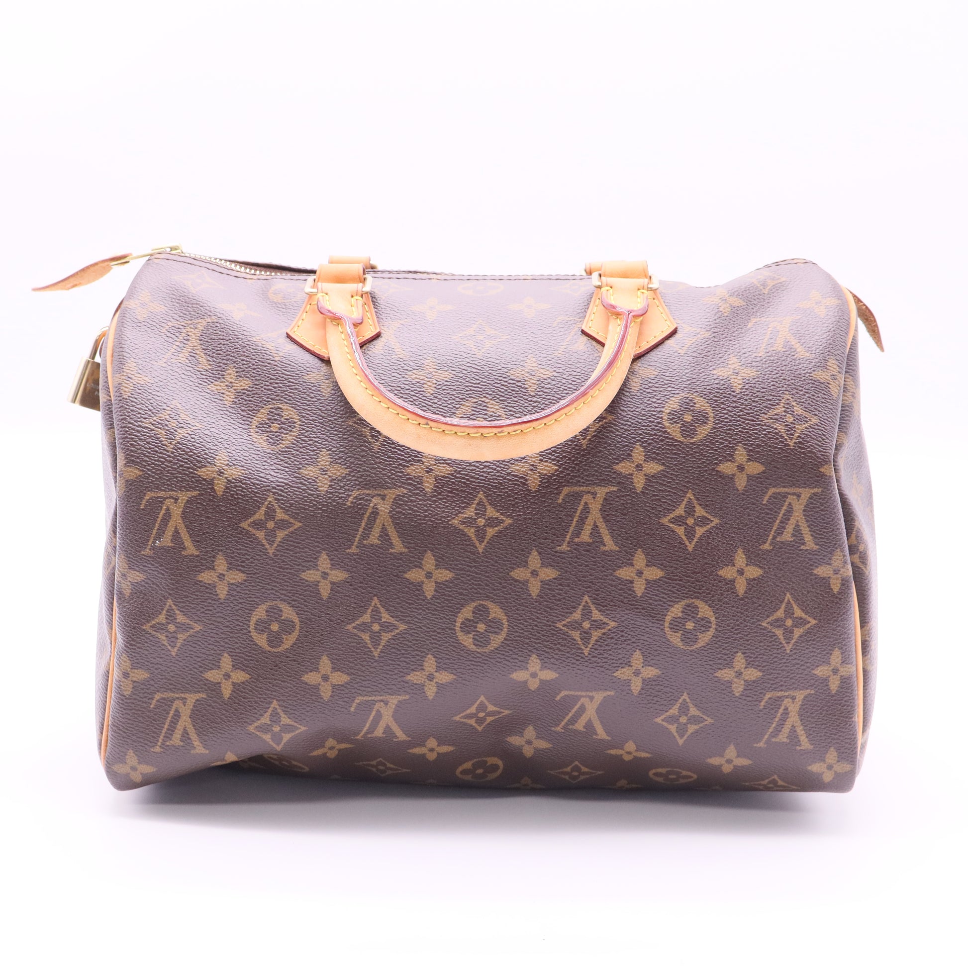 Louis Vuitton Speedy Handbag Monogram Canvas 30 satchel twins
