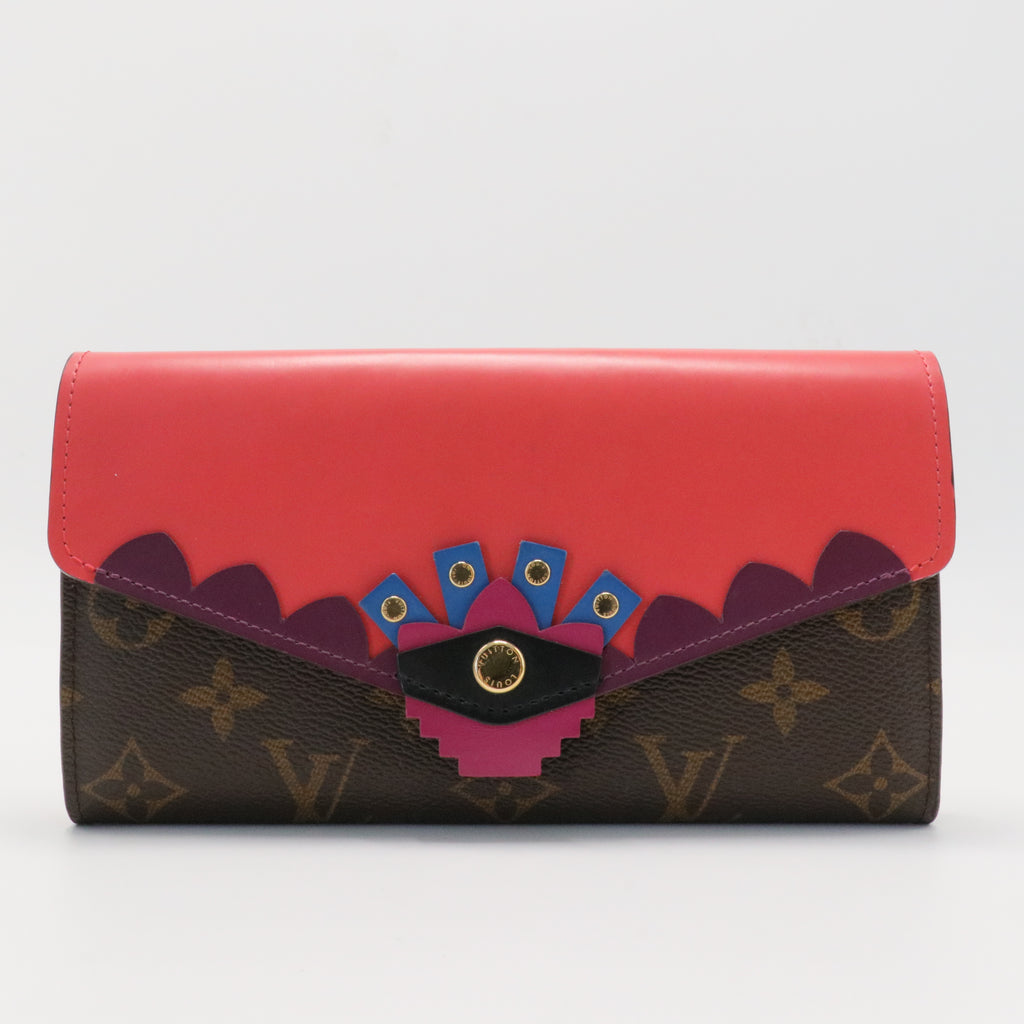 Sarah Wallet Limited Edition Totem Monogram Canvas