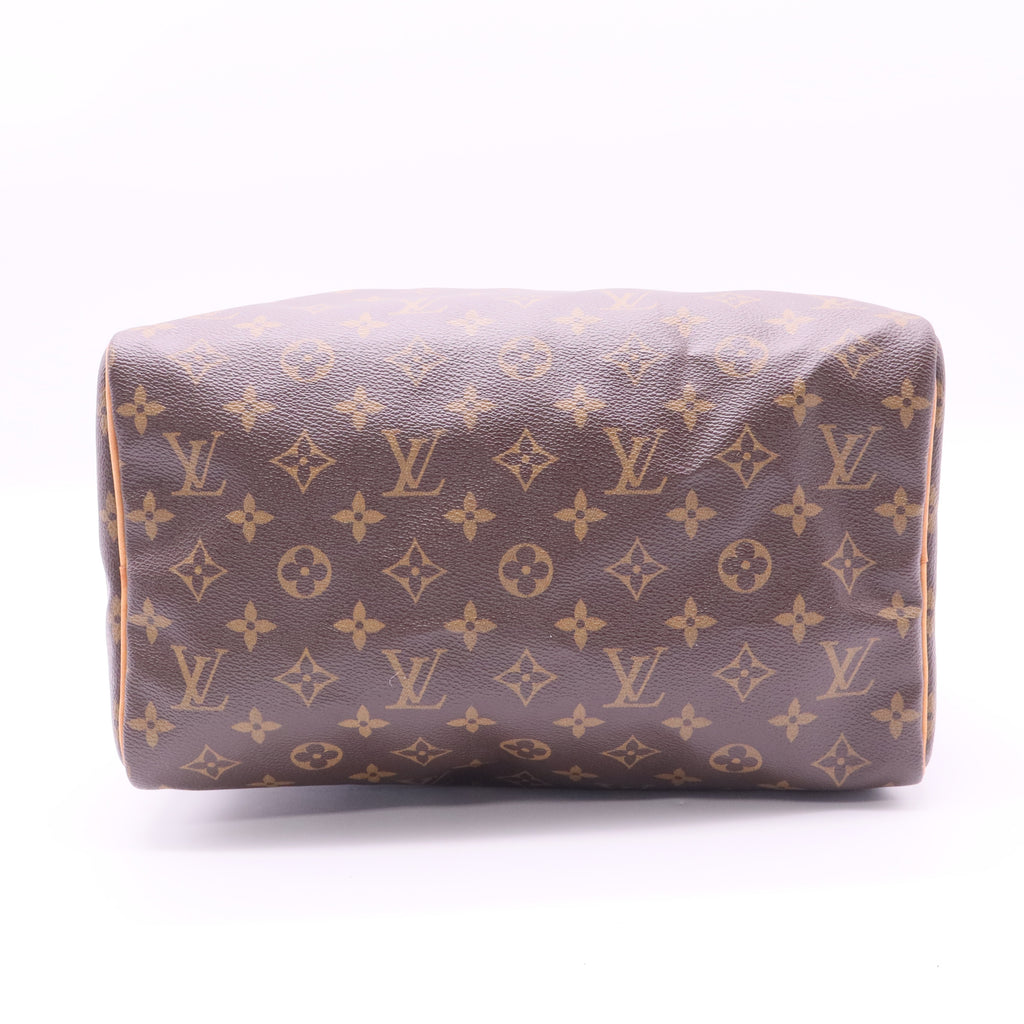 Louis Vuitton Speedy Handbag Monogram Canvas 30 satchel twins
