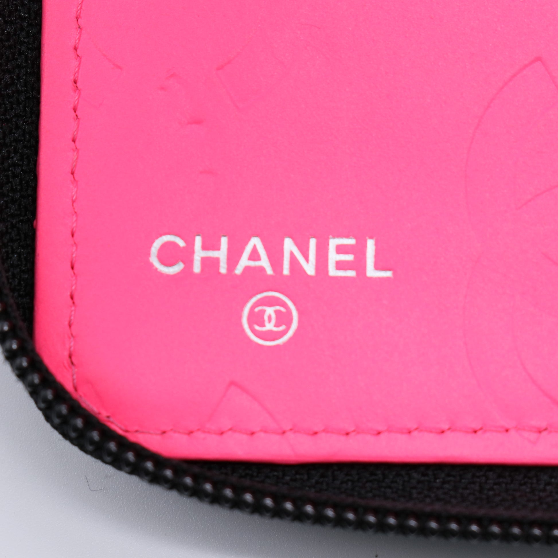 Chanel Cambon Line Lambskin Zip Around Long Wallet W21451
