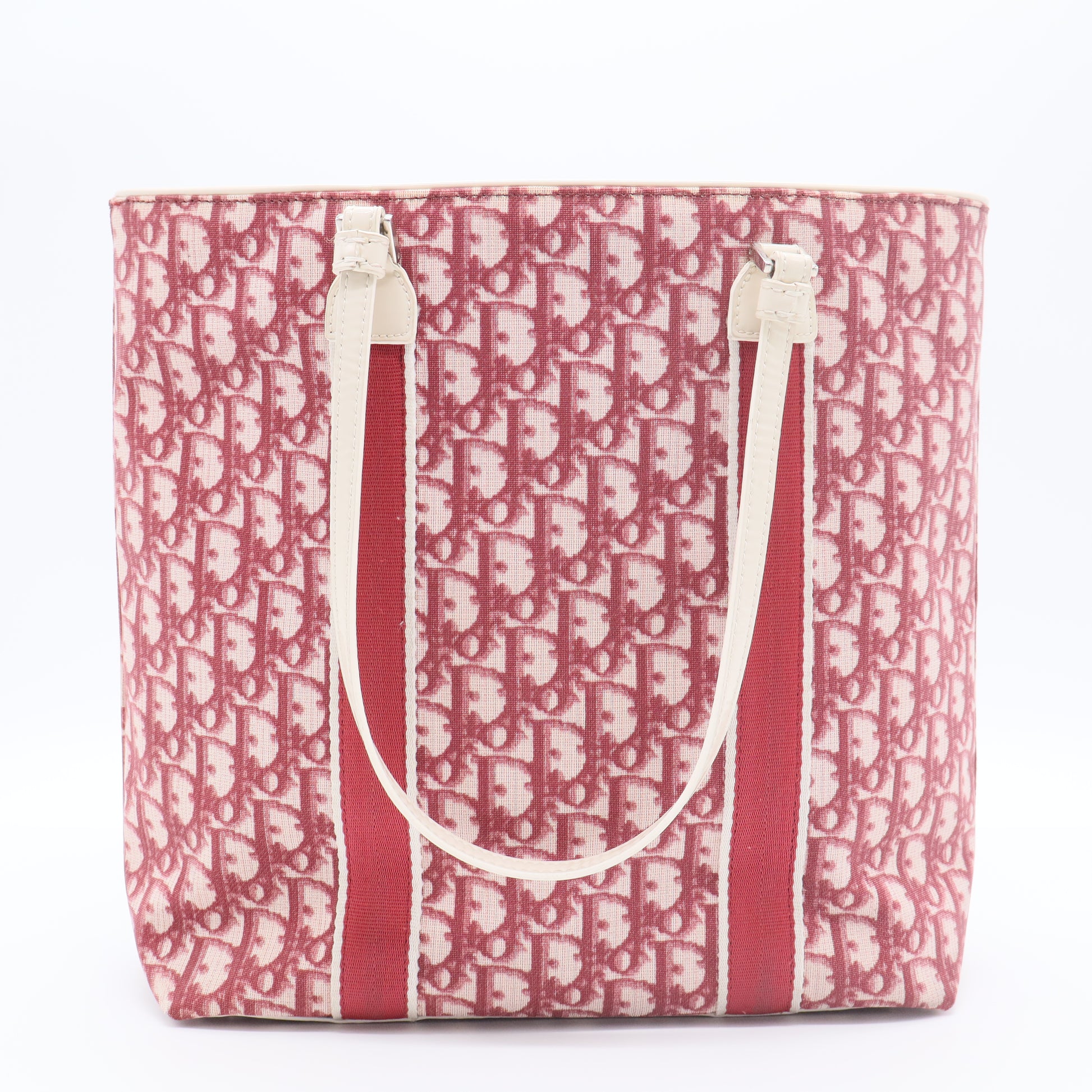 Monogram Girly Tote Red