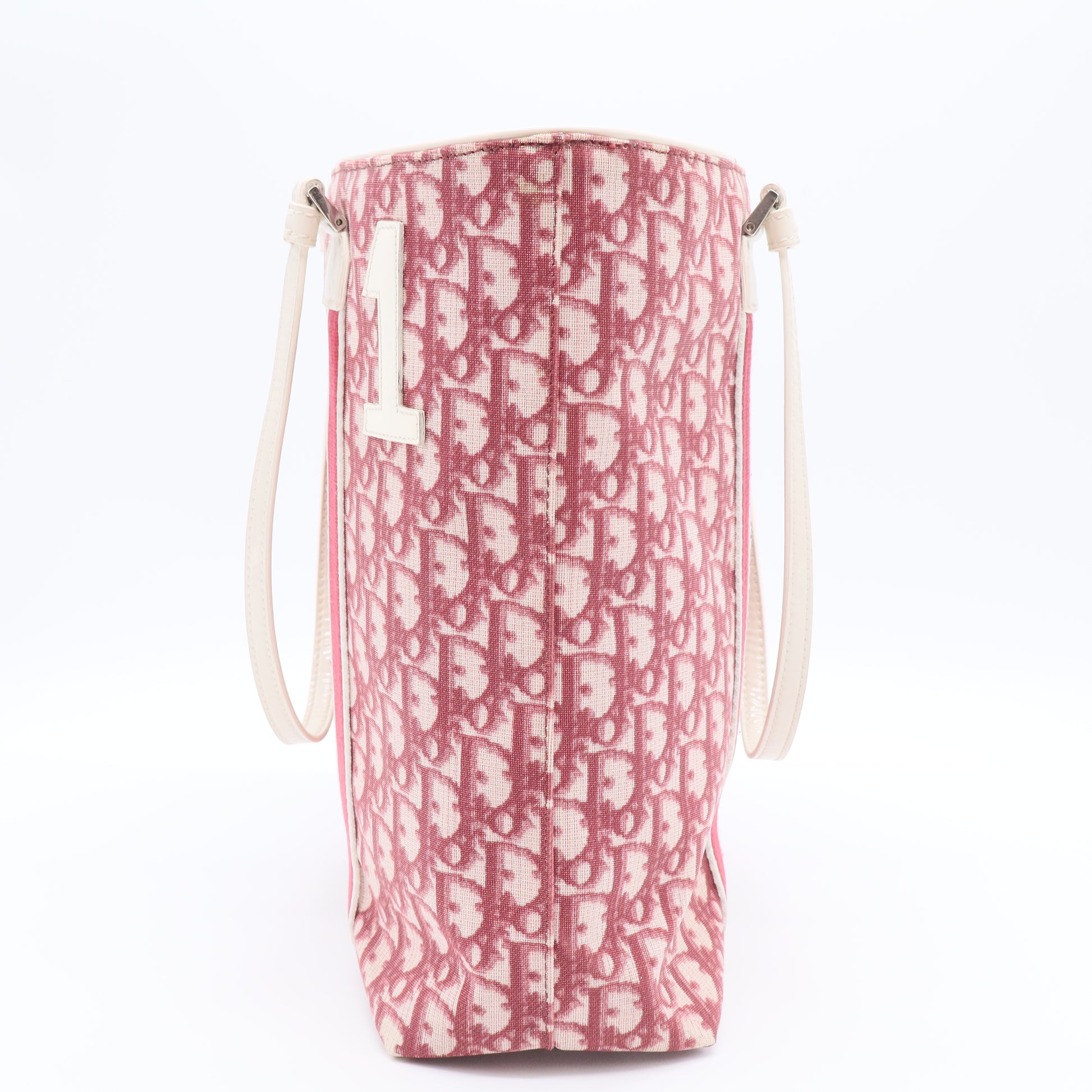 Monogram Girly Tote Red