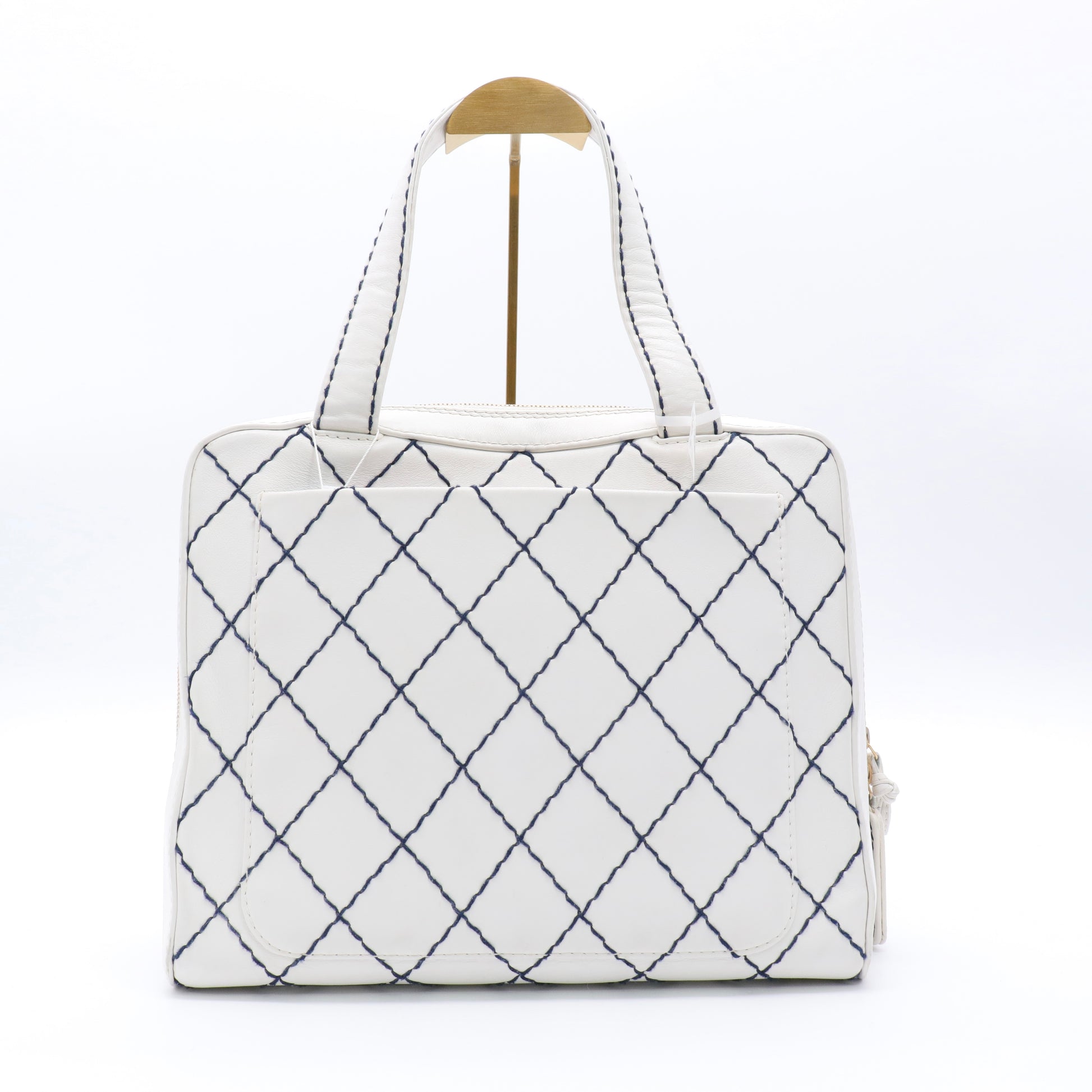 Timeless Chanel Wild Stitch White twins