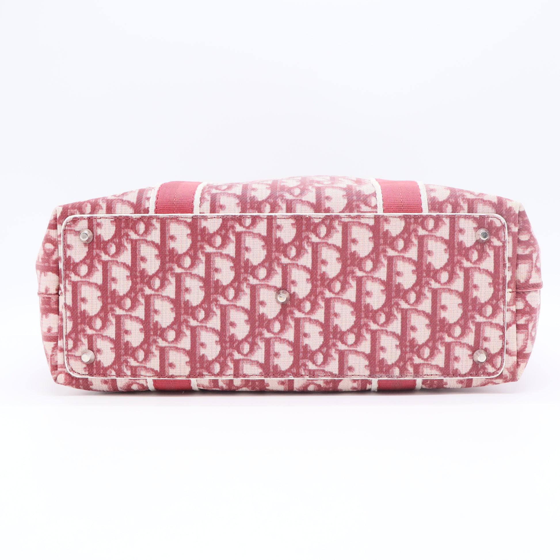 Monogram Girly Tote Red