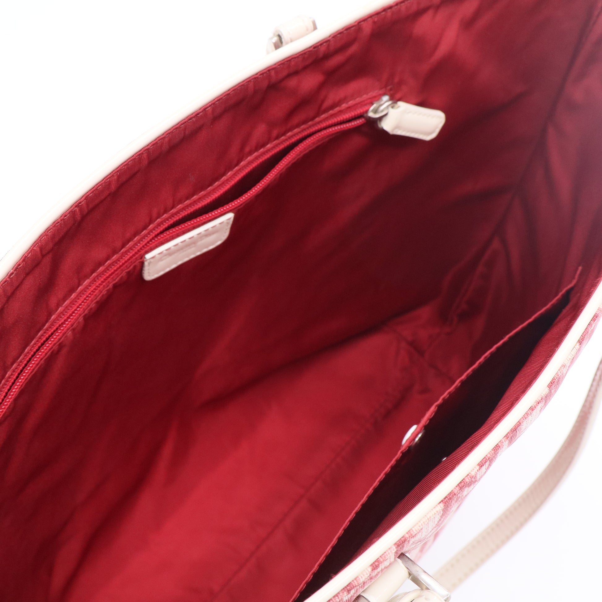 Monogram Girly Tote Red