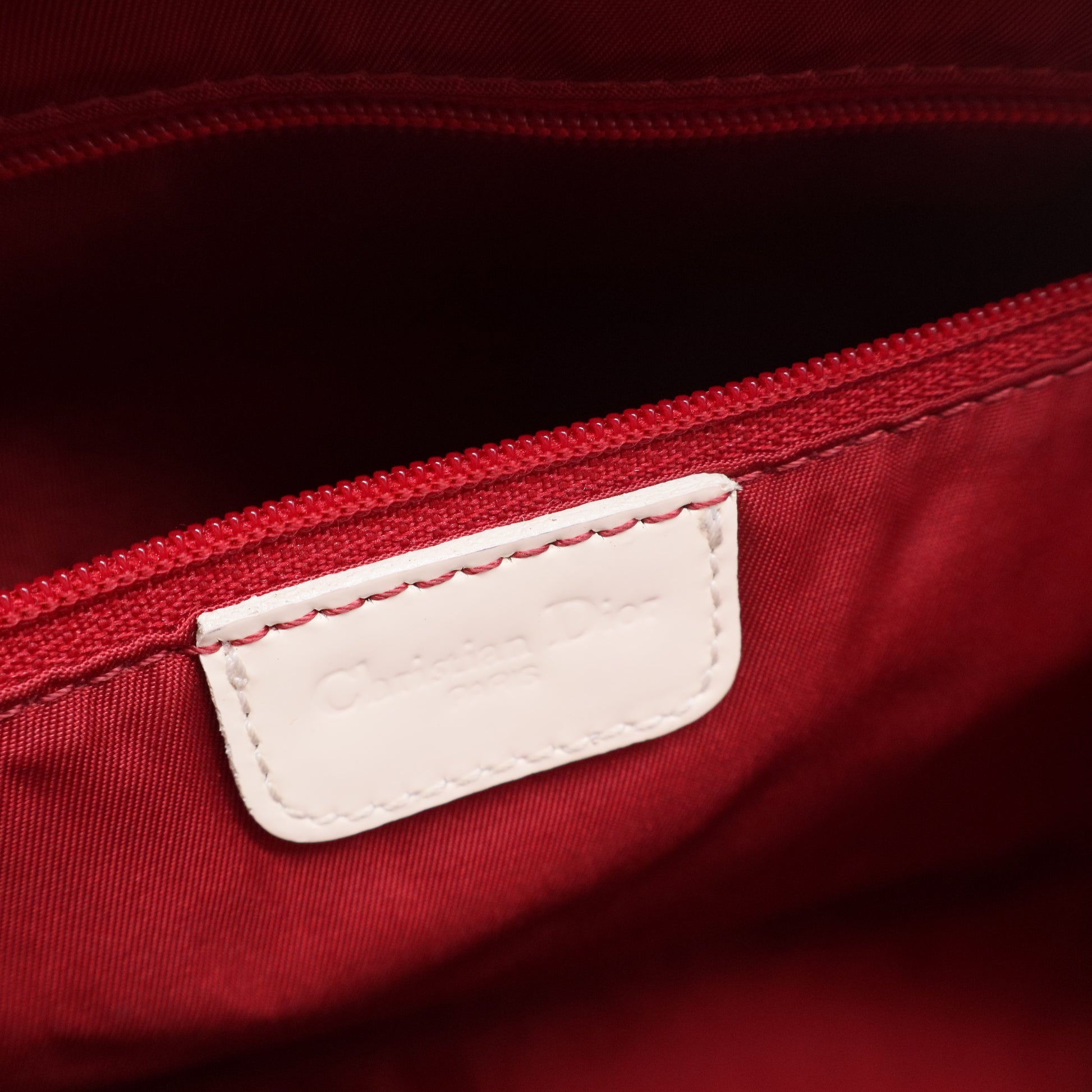Monogram Girly Tote Red