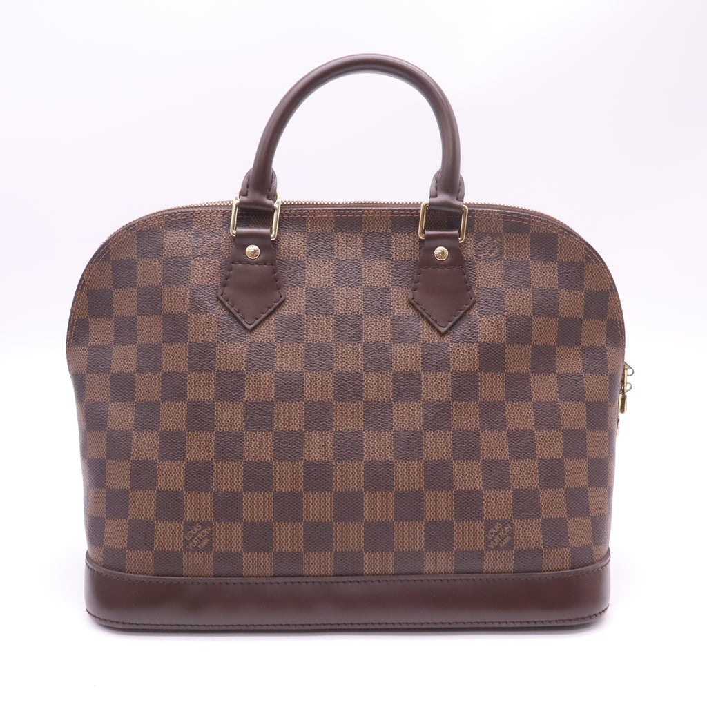 Alma Small Brown Leather Satchel B22927