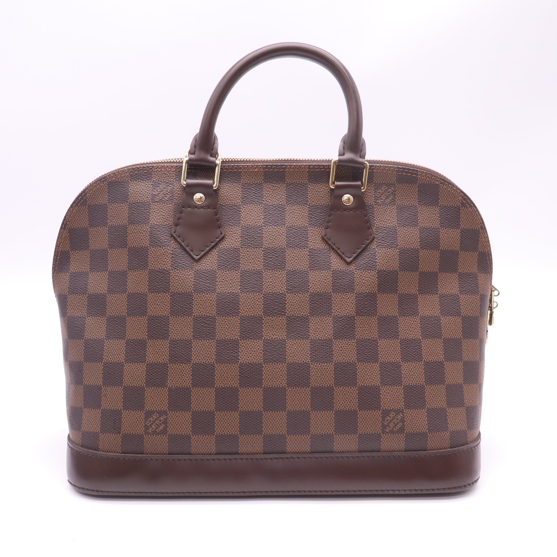 Alma Small Brown Leather Satchel B22927