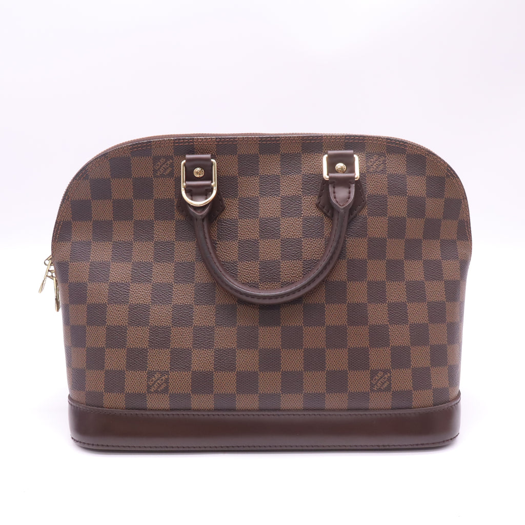 Alma Small Brown Leather Satchel B22927