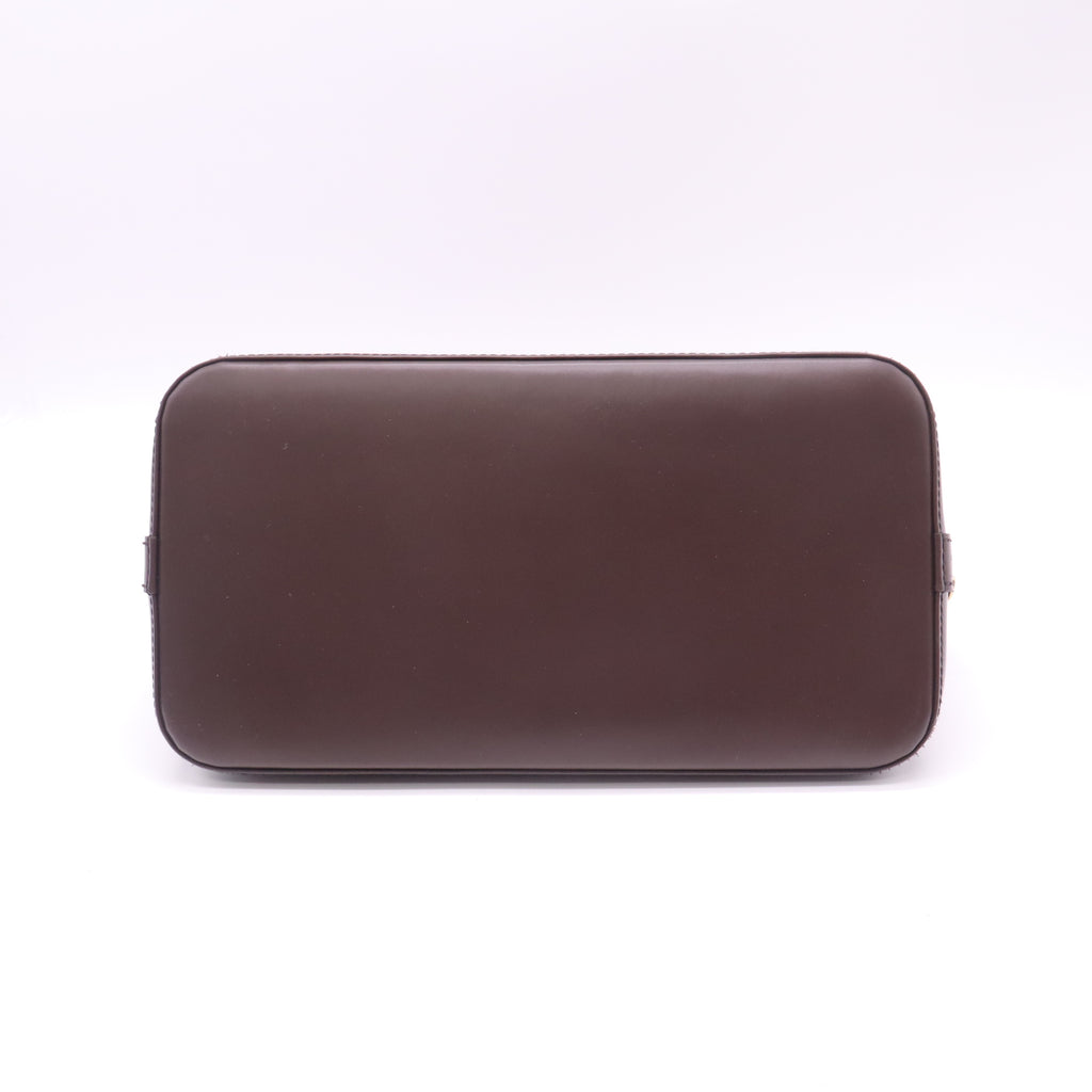 Alma Small Brown Leather Satchel B22927