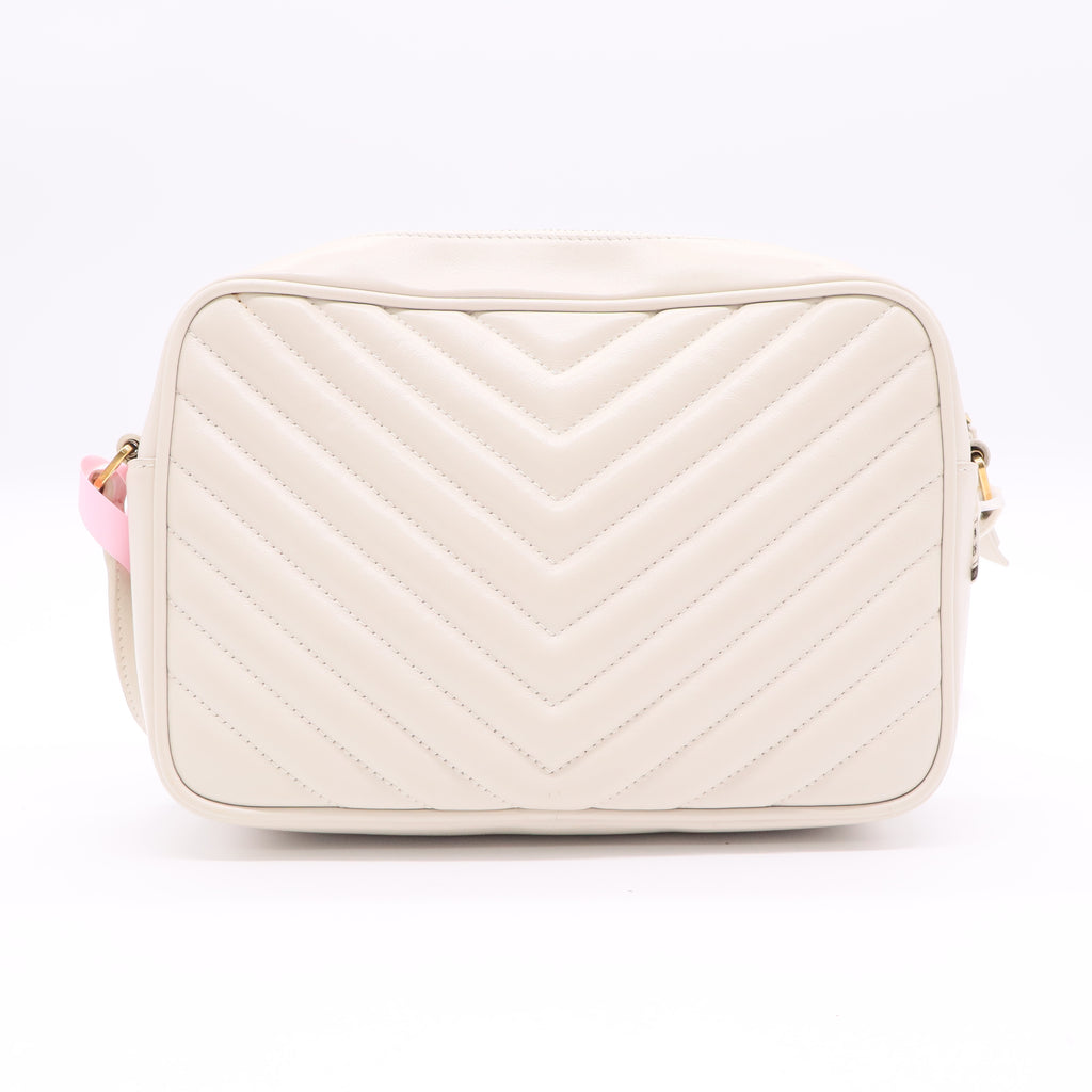 Lou Camera Bag Matelasse Chevron Leather Small Twins