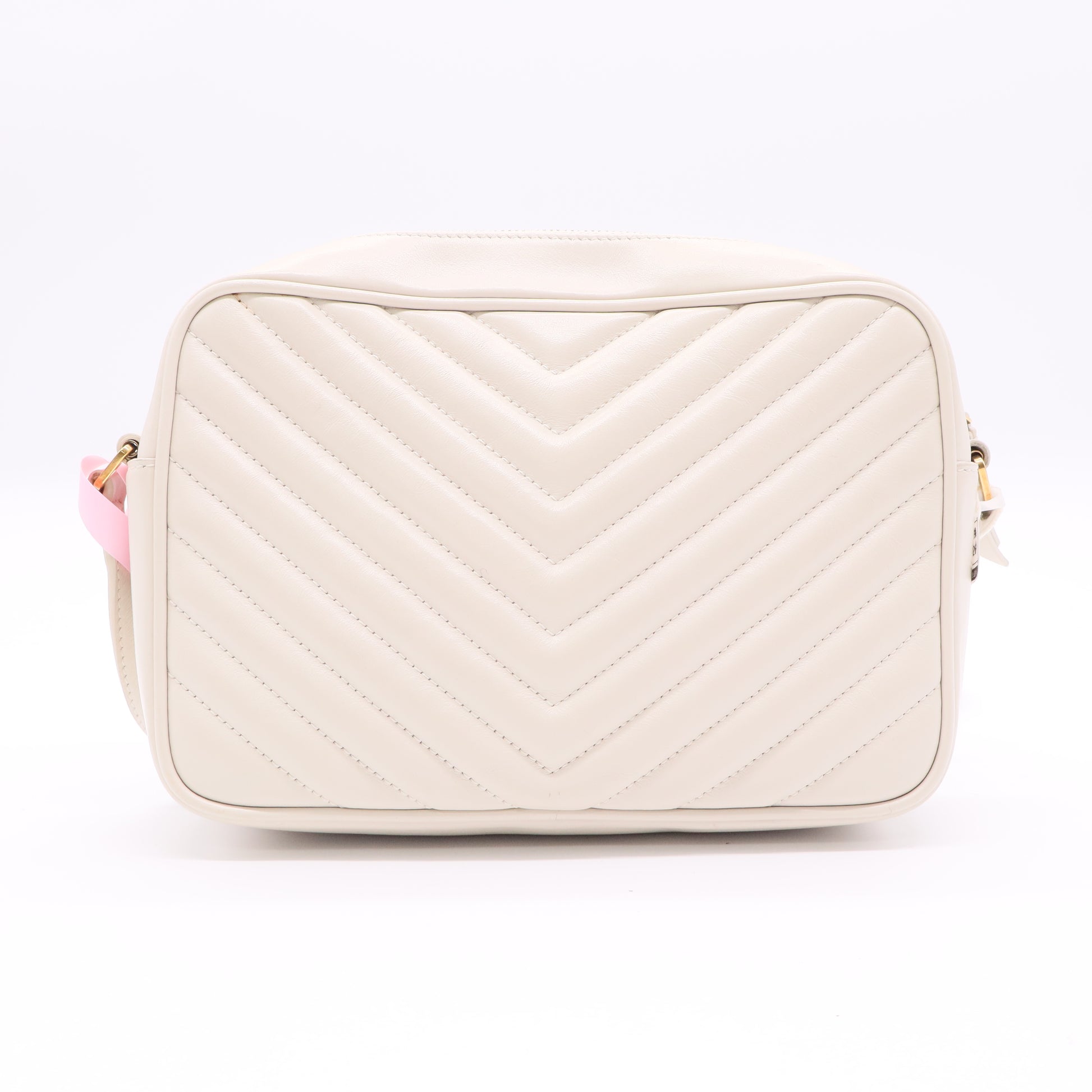 Lou Camera Bag Matelasse Chevron Leather Small Twins