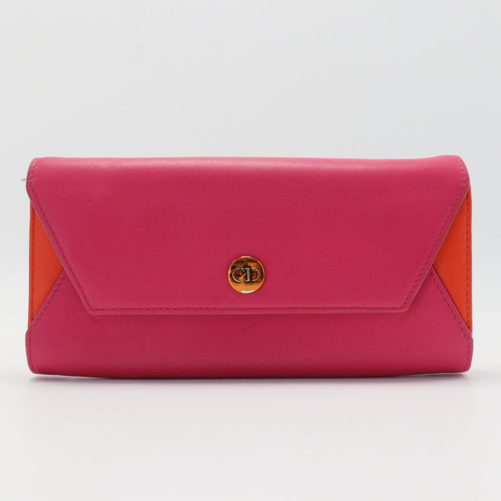Diorissimo Bi-color Envelope Wallet