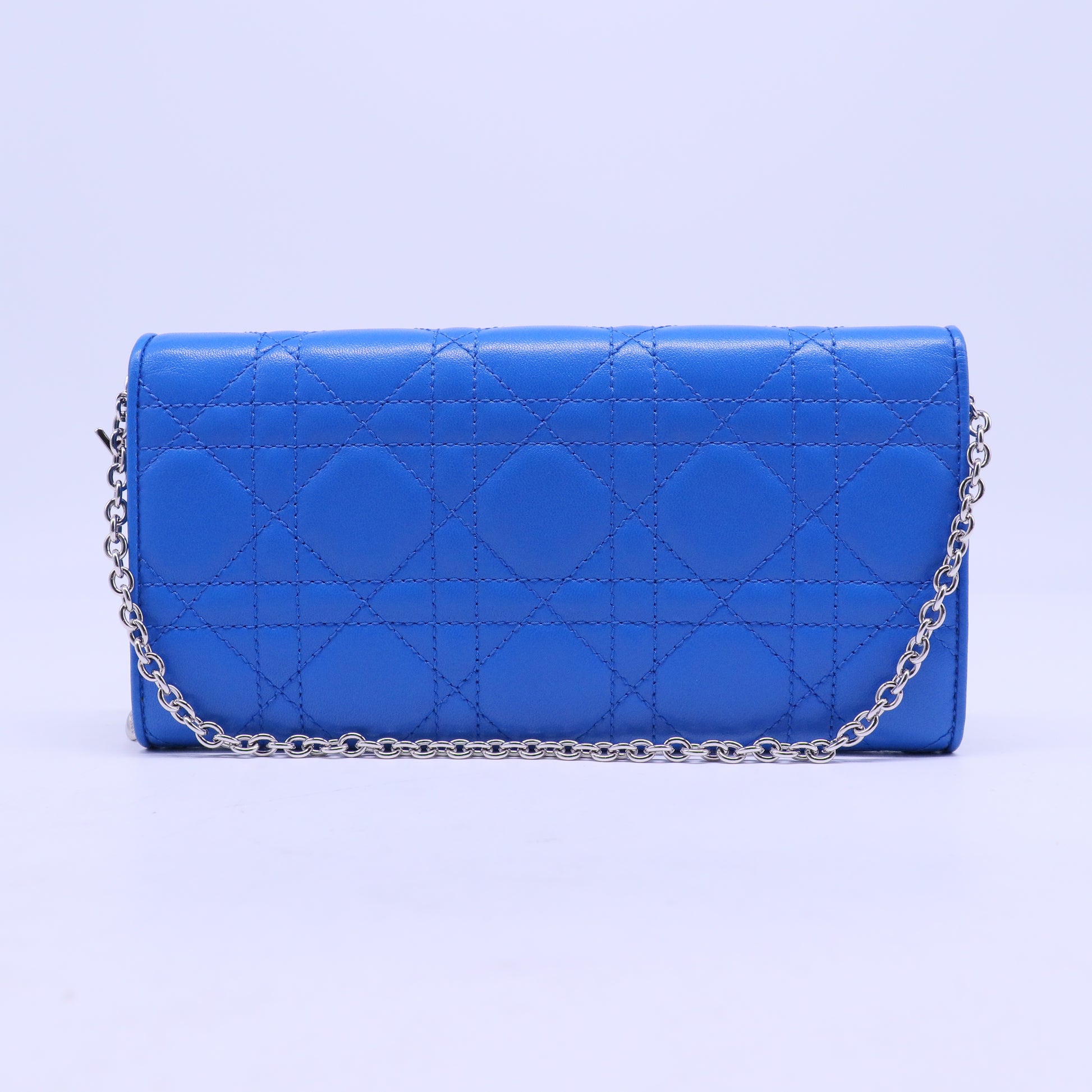 Cannage Lady Dior Wallet On Chain