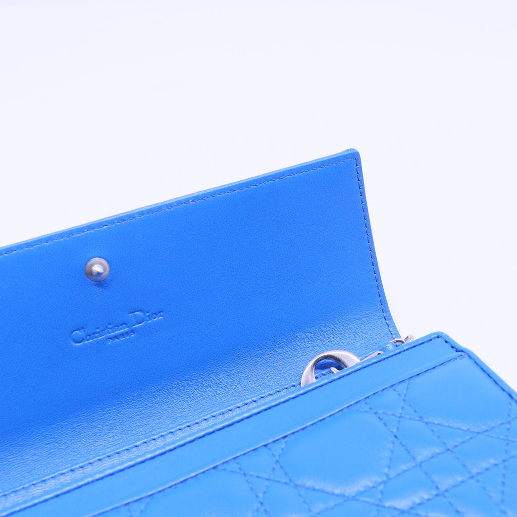 Cannage Lady Dior Wallet On Chain
