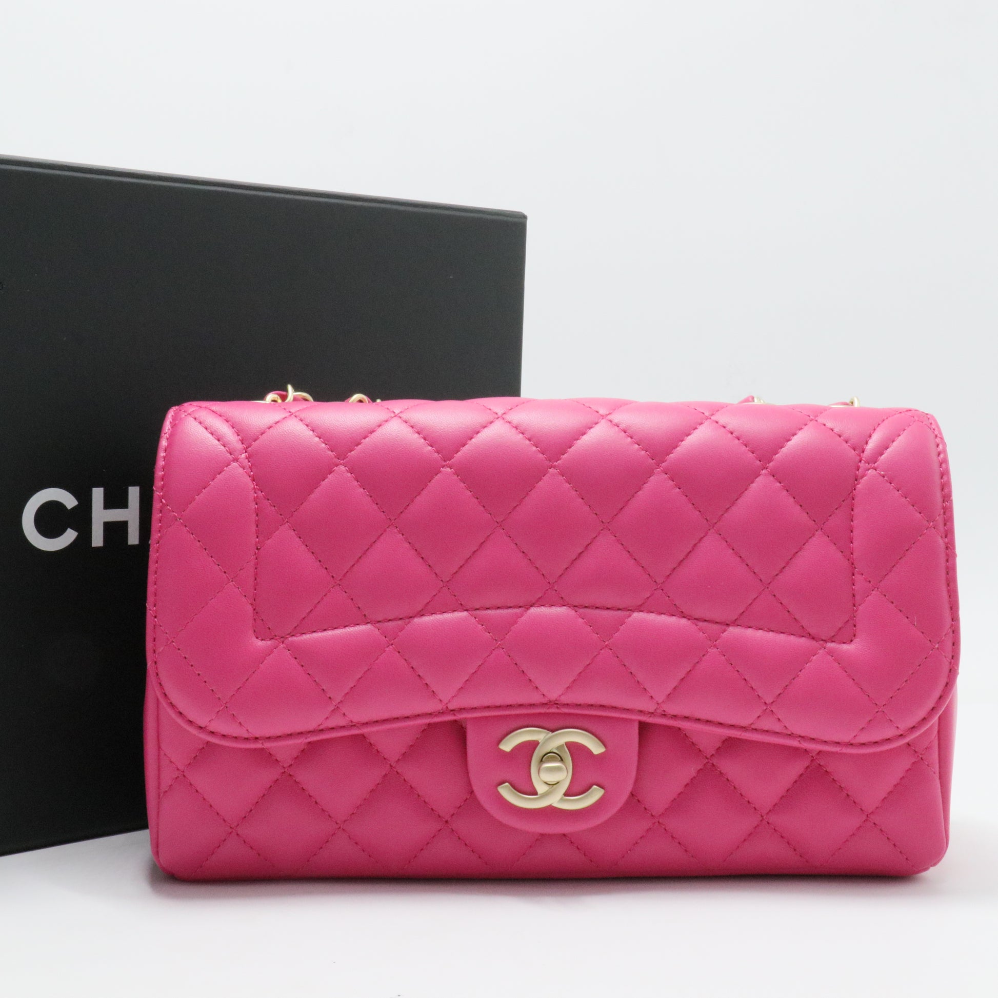 Mademoiselle Chic Flap Bag Quilted Lambskin Medium