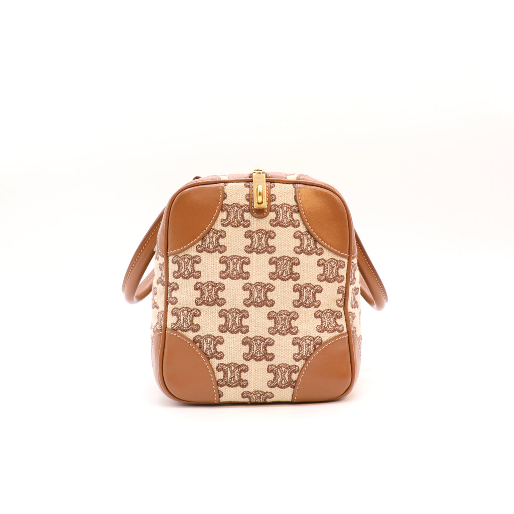 Boston Bag Triomphe Canvas Small twins