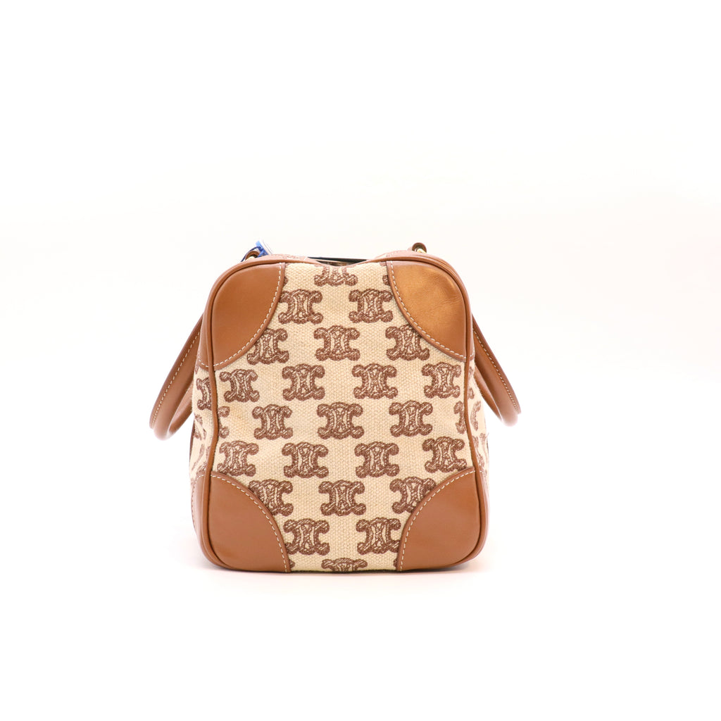 Boston Bag Triomphe Canvas Small twins