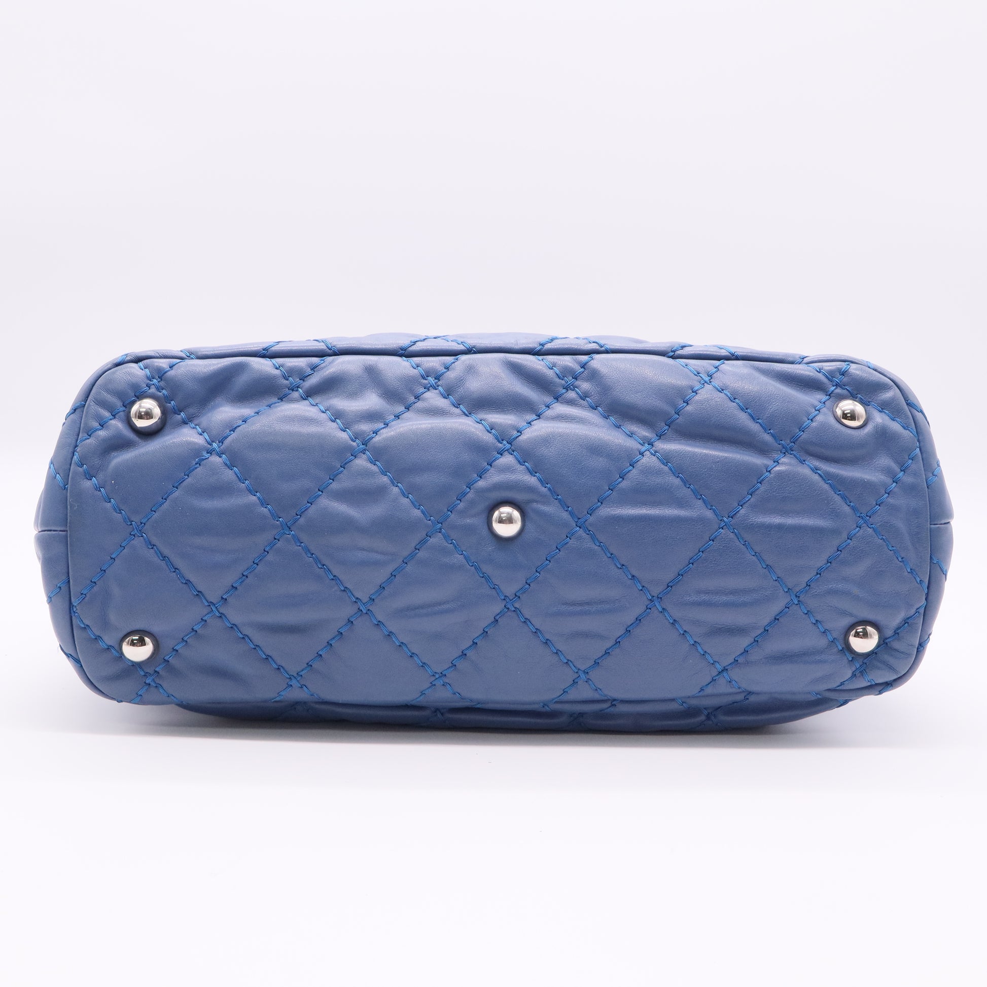 Chanel Ultimate Stitch Zip Tote Quilted Leather Large Twins