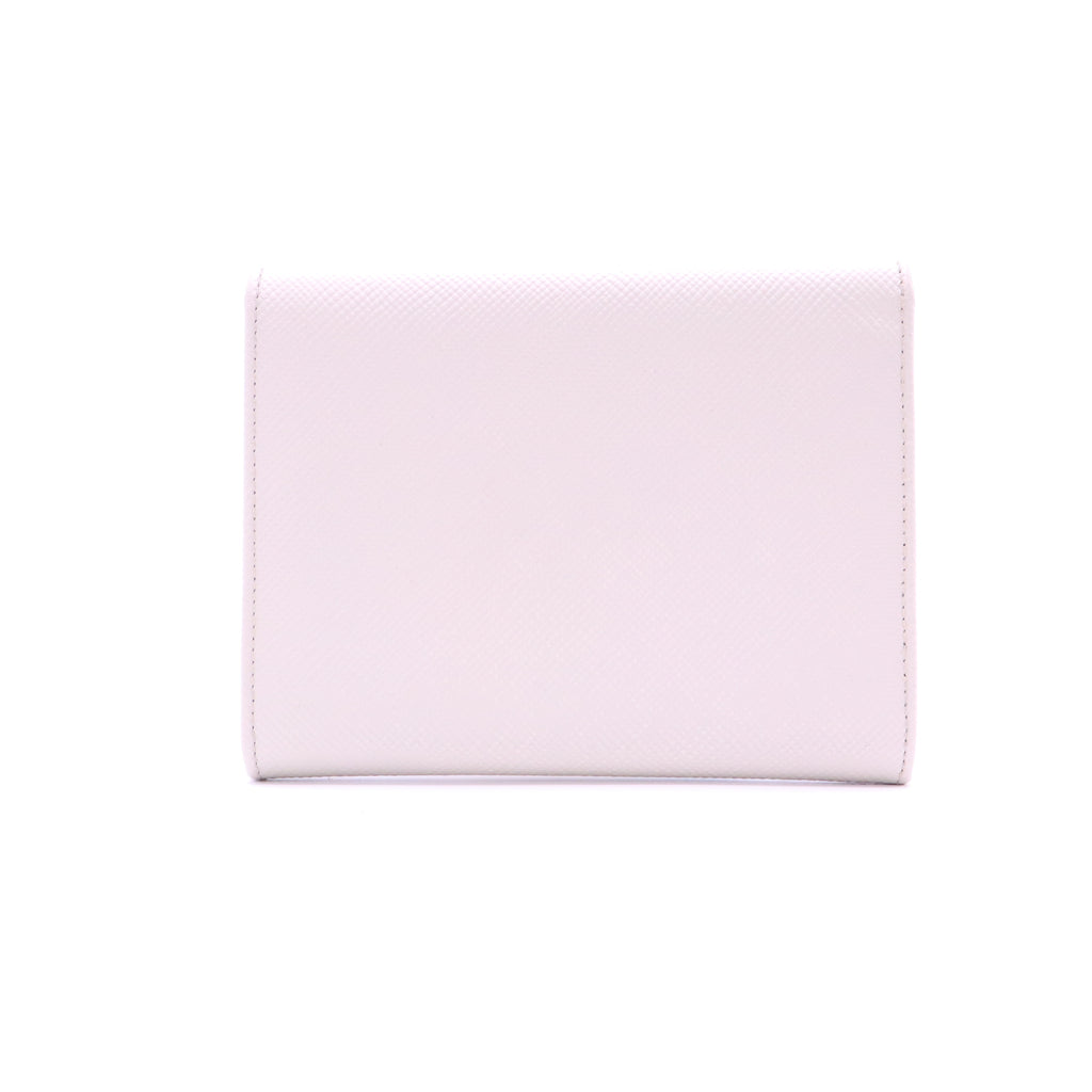 Prada Saffiano Leather Turn-Lock Trifold Walle W21359