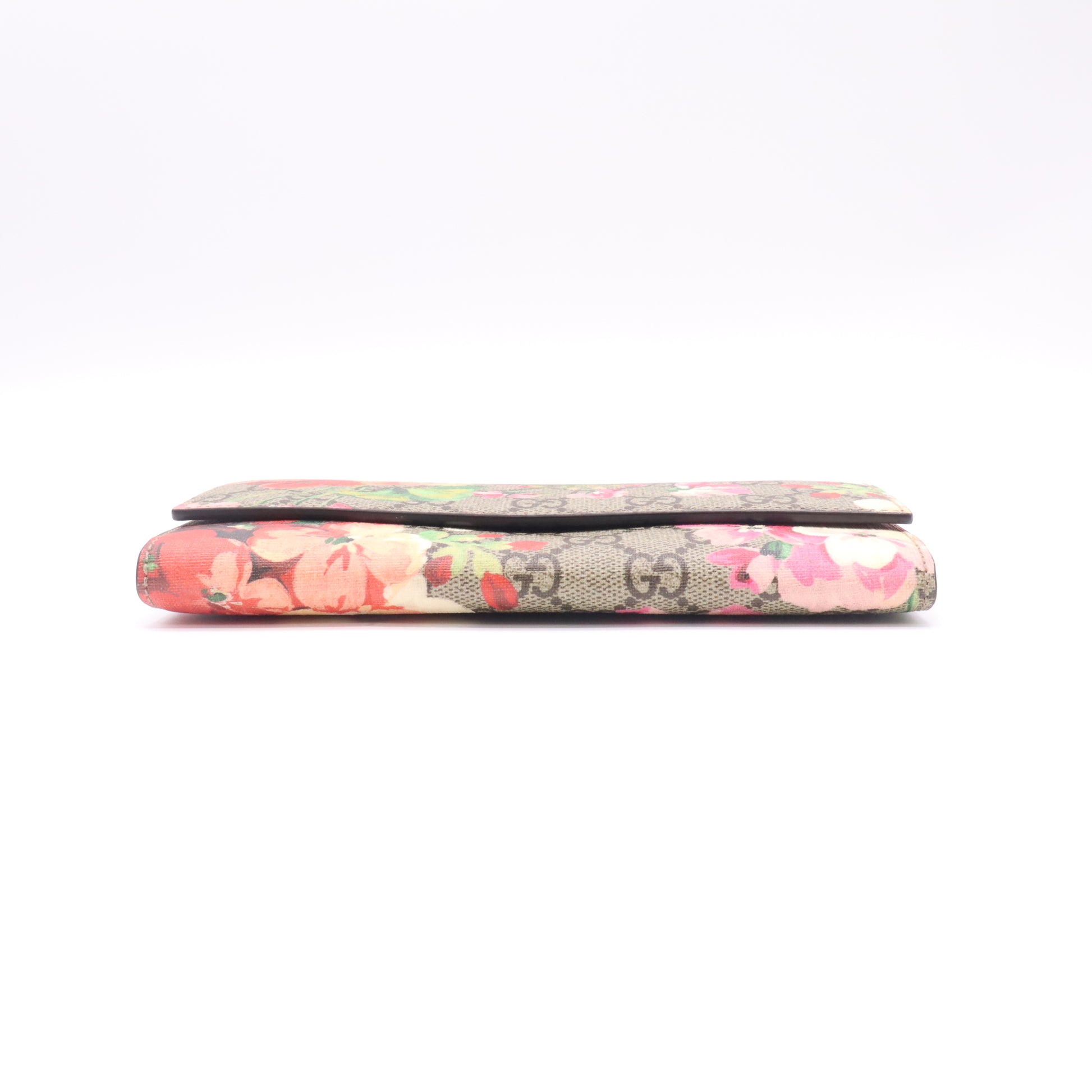 Gucci GG Supreme Monogram Blooms Continental Wallet W22615