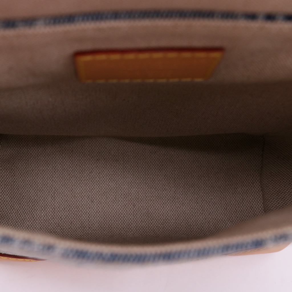 Louis Vuitton Nano Steamer Damier Denim 3D Blue Denim Twins LDJ5618