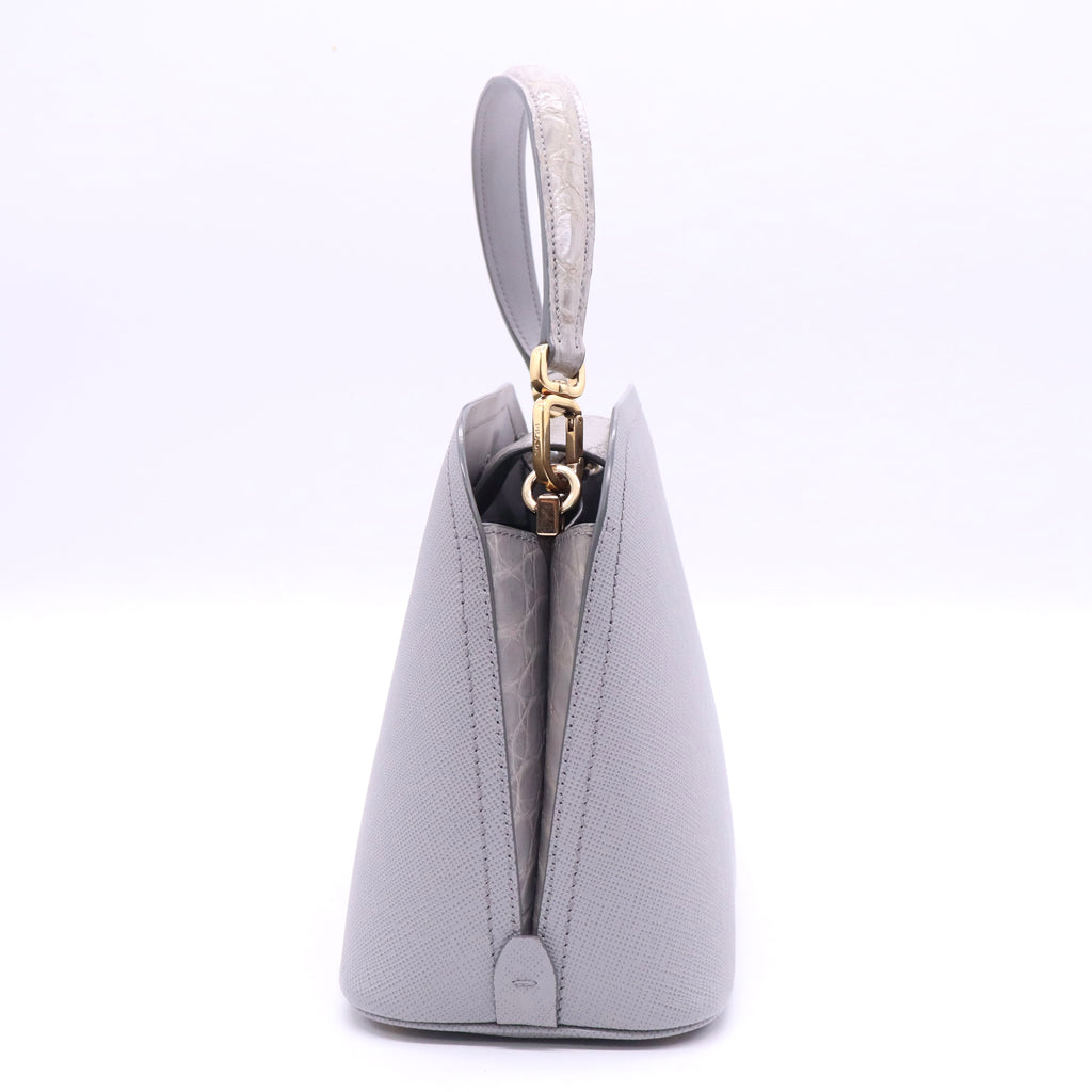 Prada Saffiano Leather Matinee Bag  twins LDJ3592