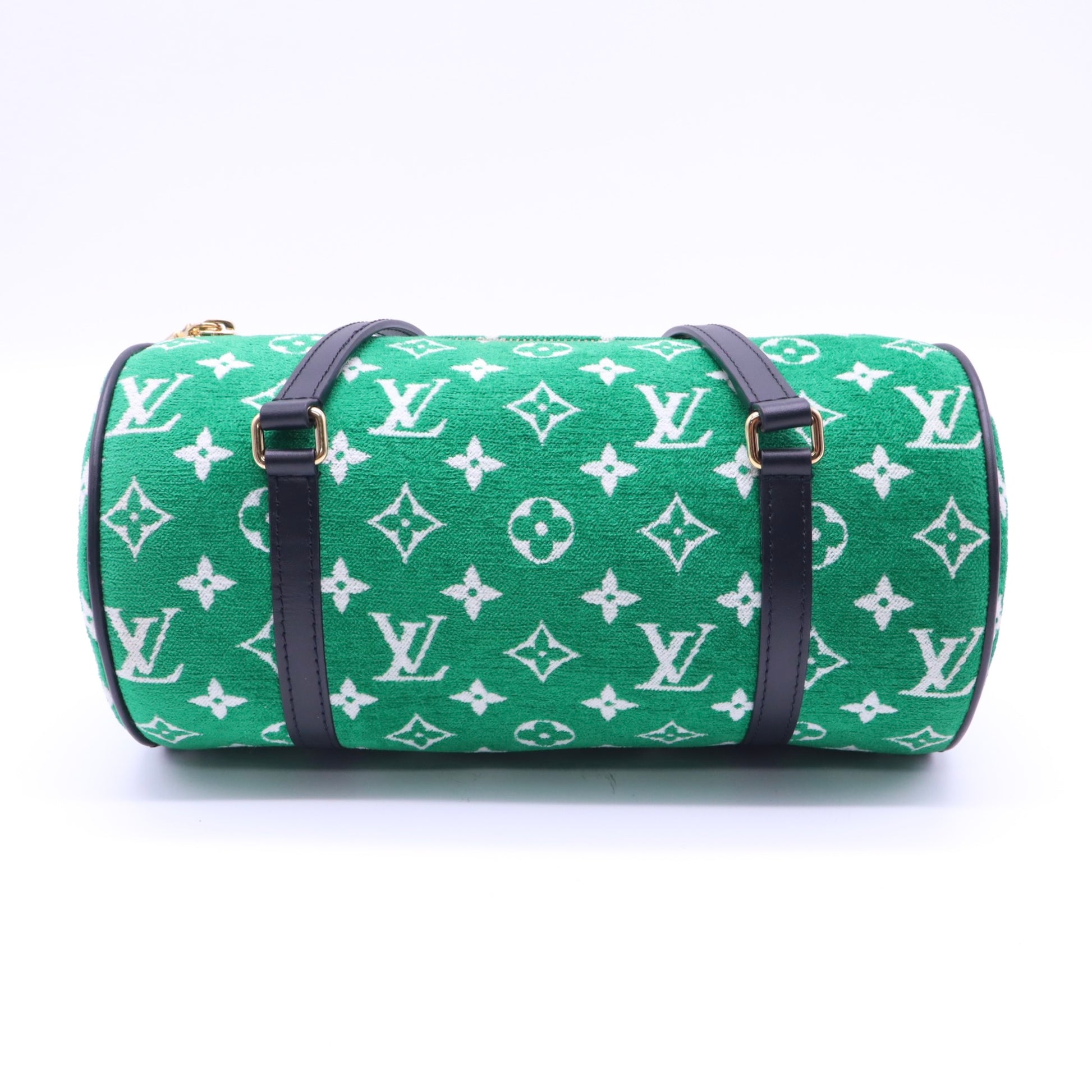 Papillon Handbag LV Match Monogram Jacquard Velvet Twins LDJ4102
