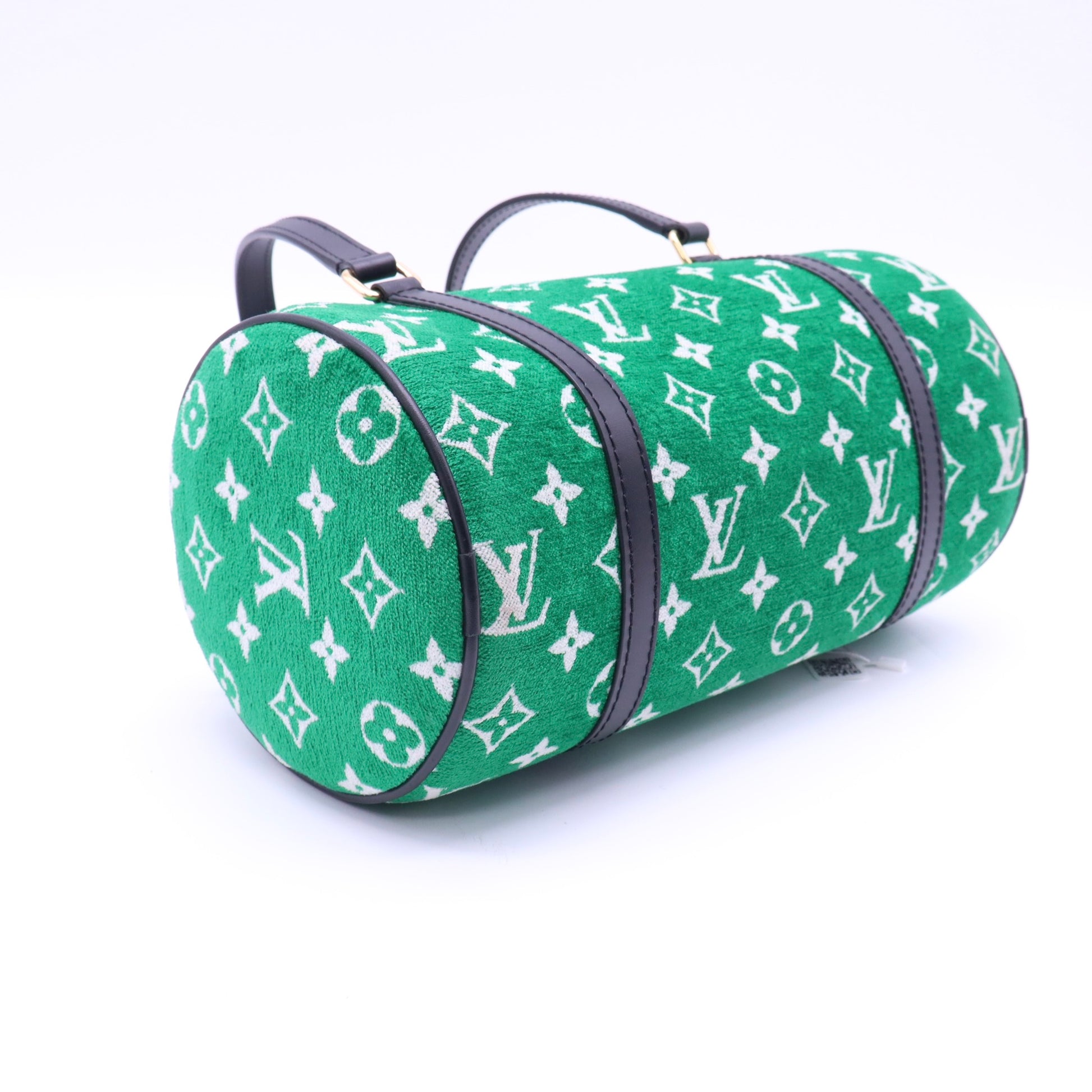 Papillon Handbag LV Match Monogram Jacquard Velvet Twins LDJ4102