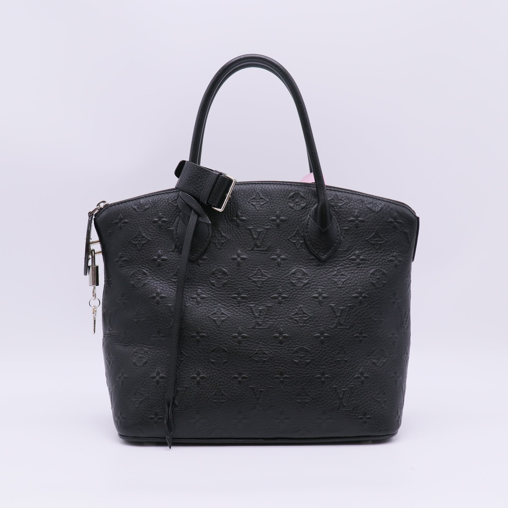 Louis Vuitton Embossed Revelation Lockit PM Black Calfskin Monogram Twins LDJ5621