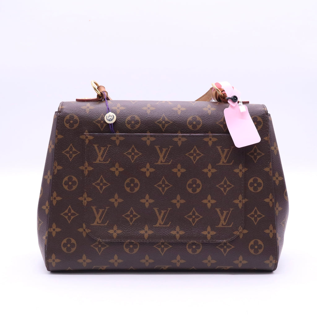 Cluny Top Handle Bag Monogram Canvas MM Twins LDJ3599