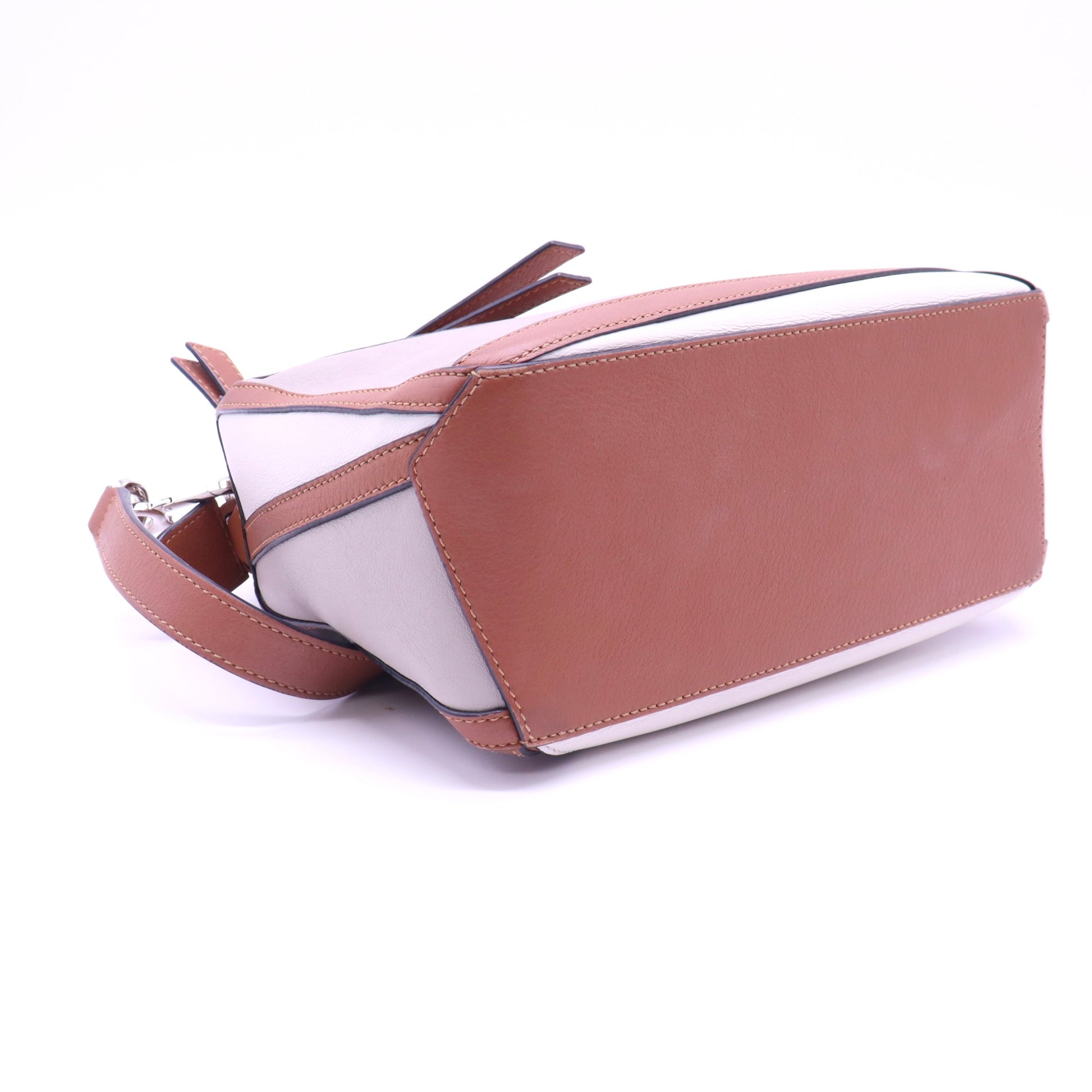 Calfskin Small Graphic Puzzle Bag Twins LDJ4112