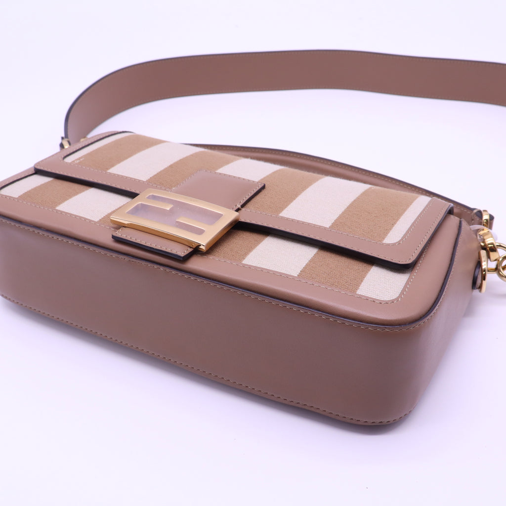 Canvas Pequin Striped Baguette Beige Sand TWins B22223