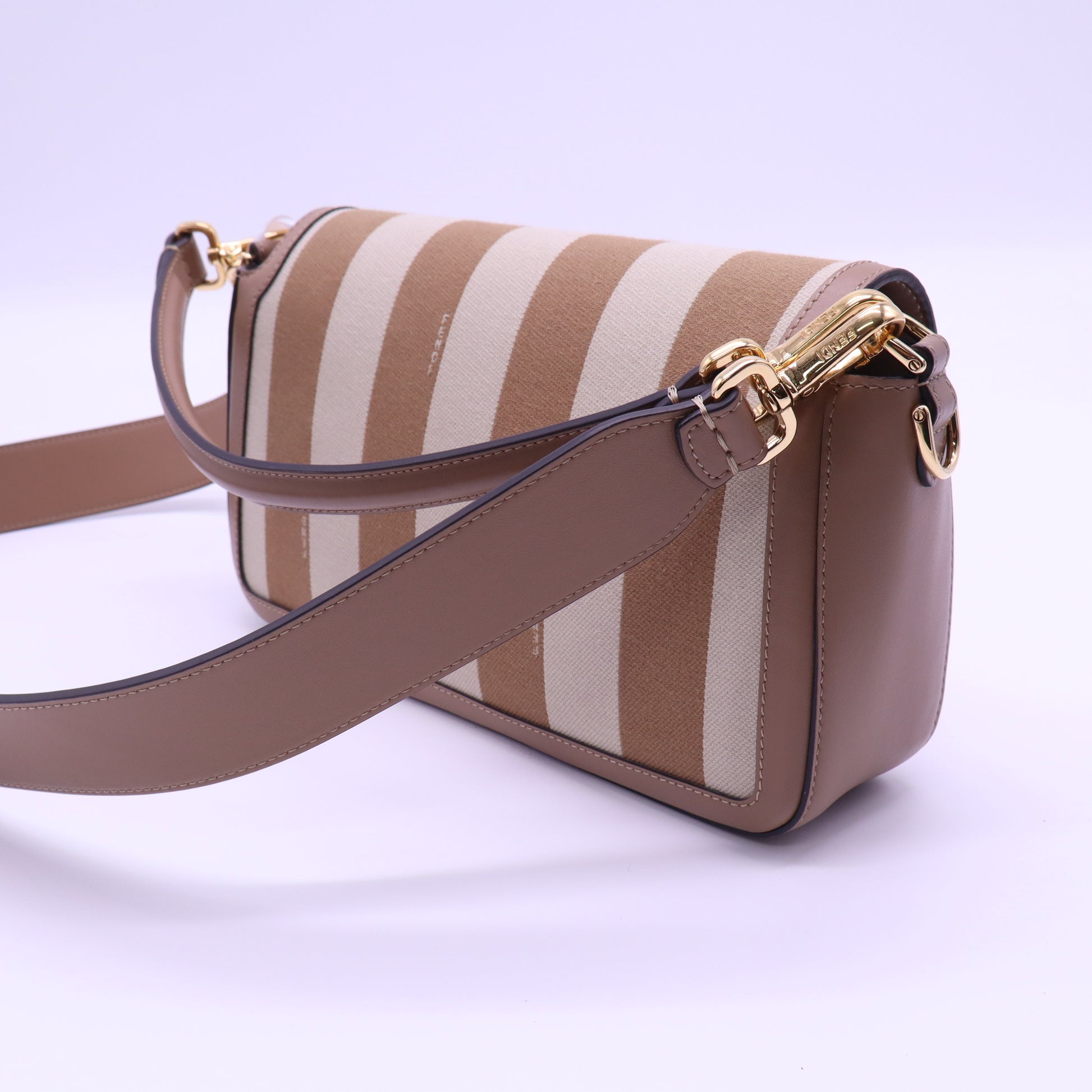 Canvas Pequin Striped Baguette Beige Sand TWins B22223