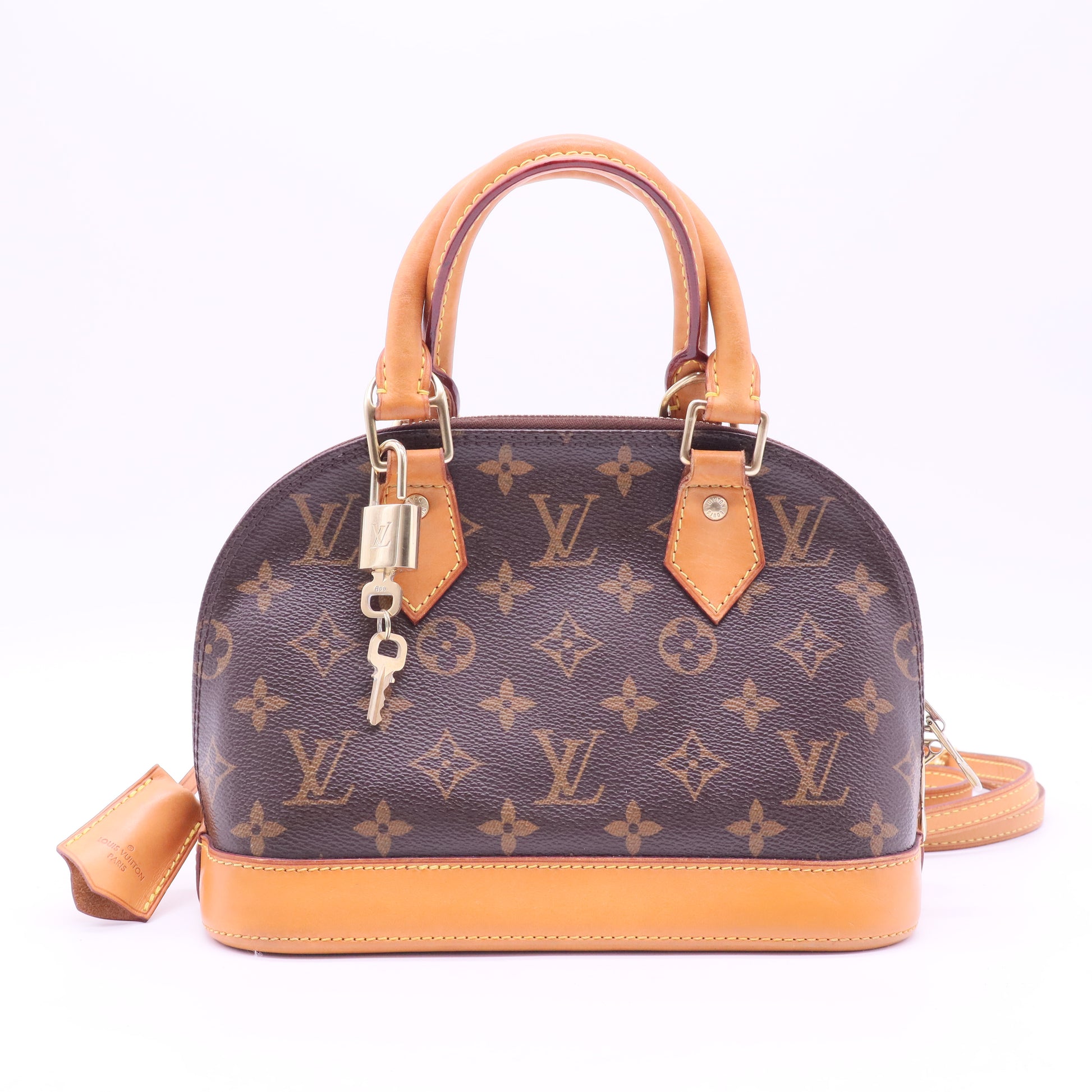 Monogram Canvas Alma BB Brown
