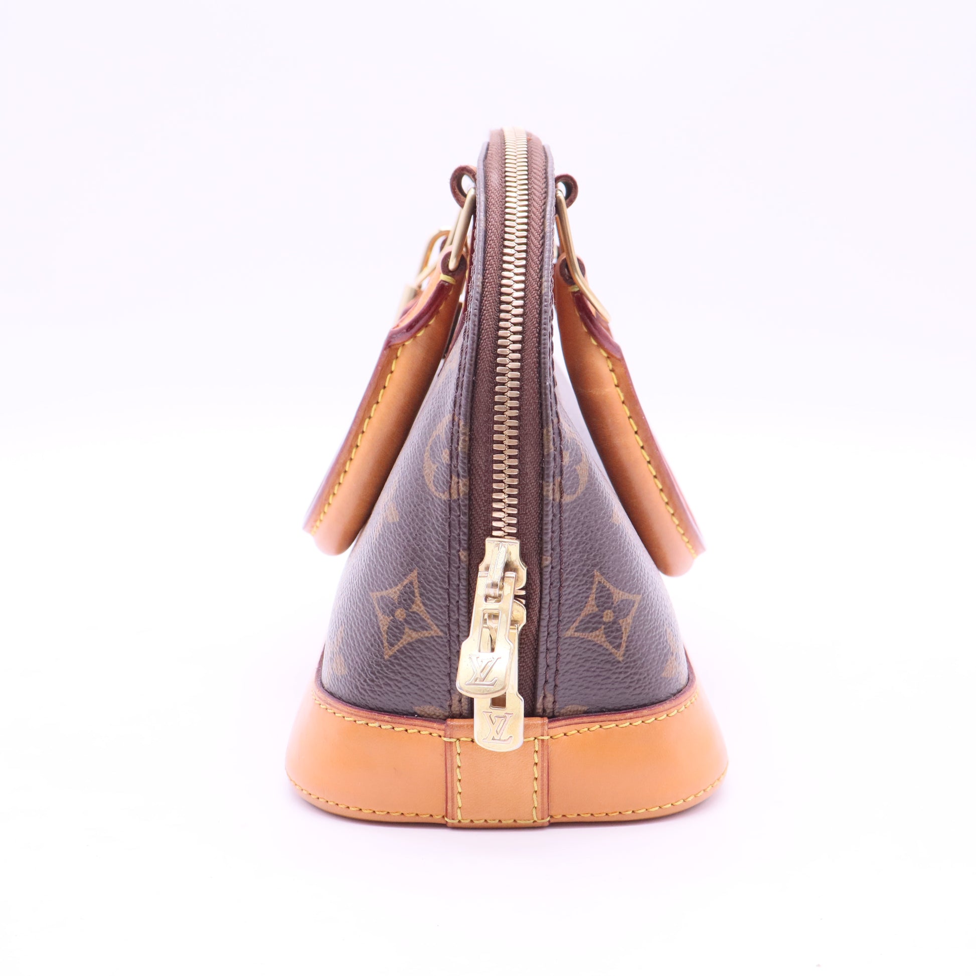 Monogram Canvas Alma BB Brown