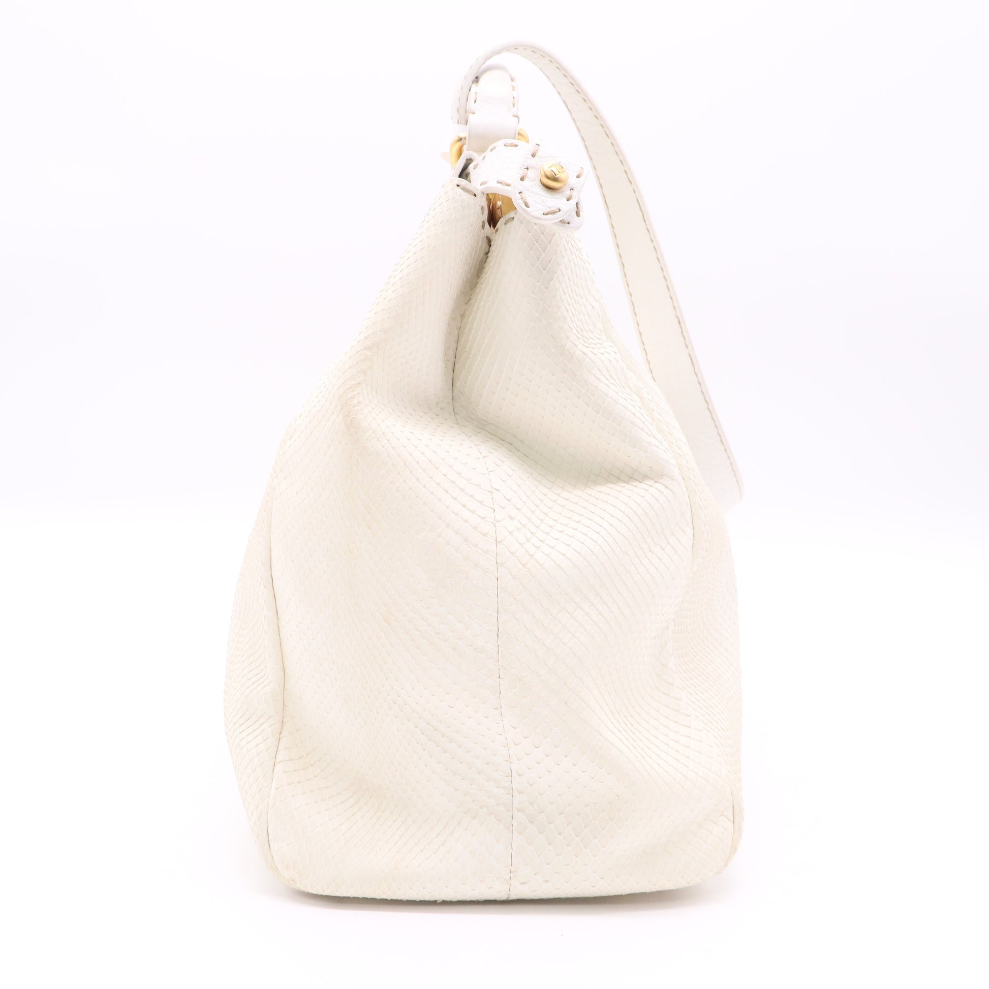 Fendi Peekaboo Leather Crossbody Bag twins