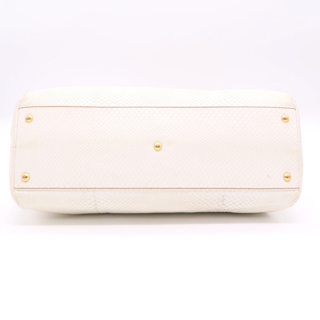 Fendi Peekaboo Leather Crossbody Bag twins
