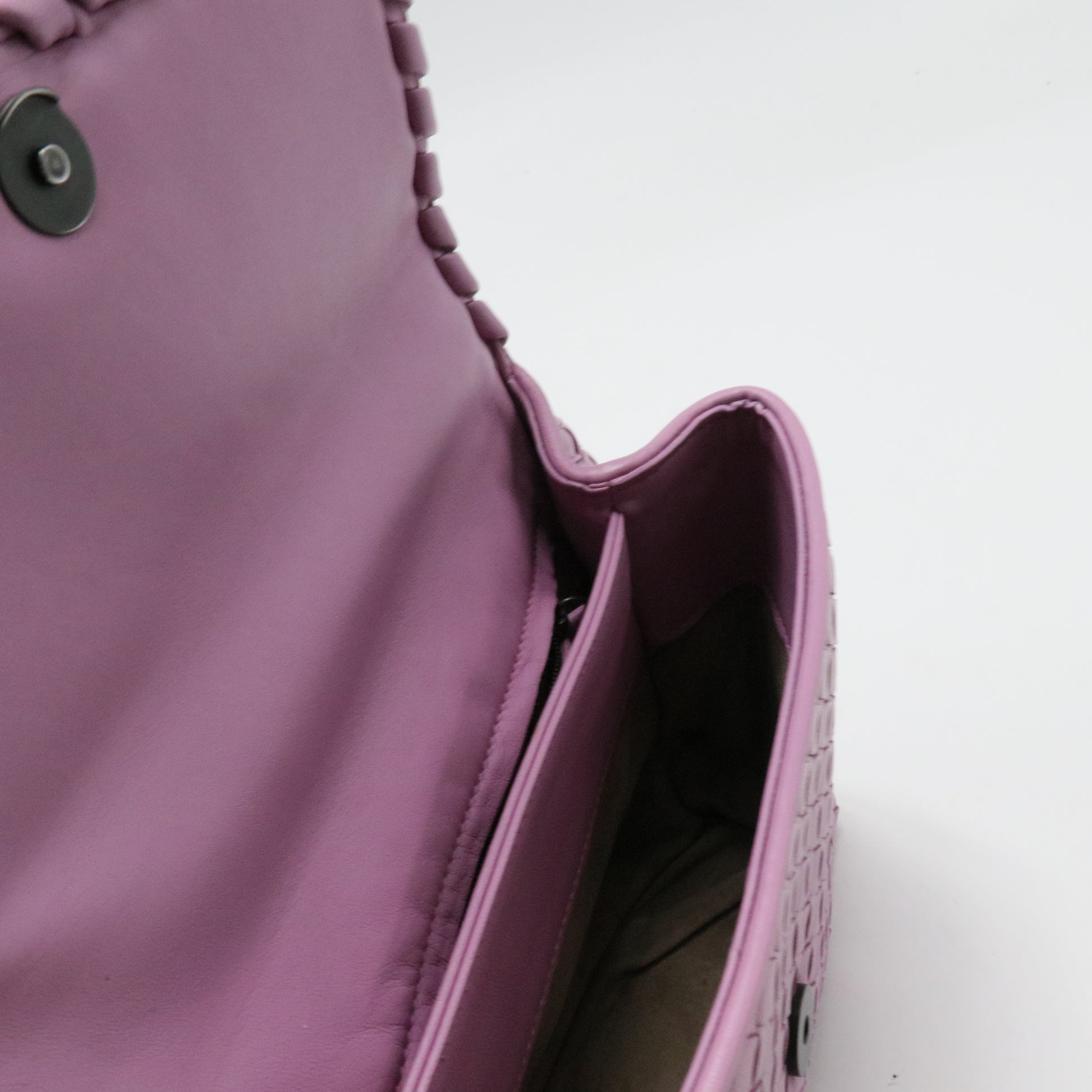 Olimpia Crossbody Bag Intrecciato Nappa Baby