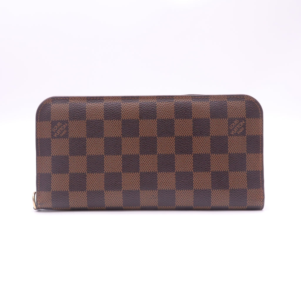 Louis Vuitton Zippy Wallet in Damier Ébène Canvas W22535