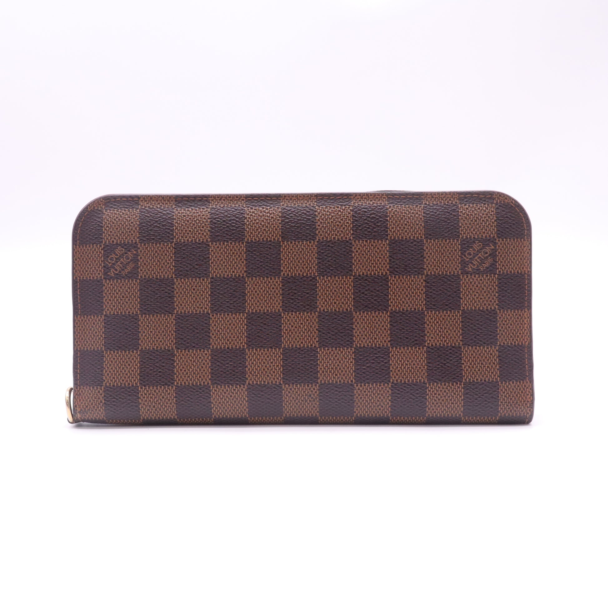 Louis Vuitton Zippy Wallet in Damier Ébène Canvas W22535
