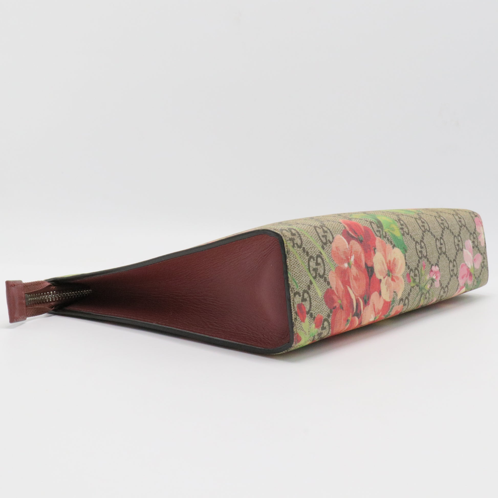 Toiletry Pouch Blooms Print GG Coated Canvas Large