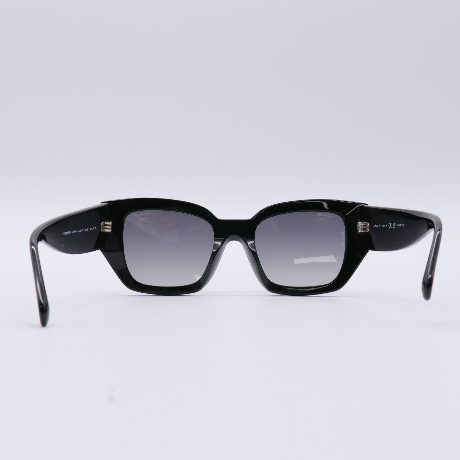 Interlocking CC Logo Square Sunglasses twins