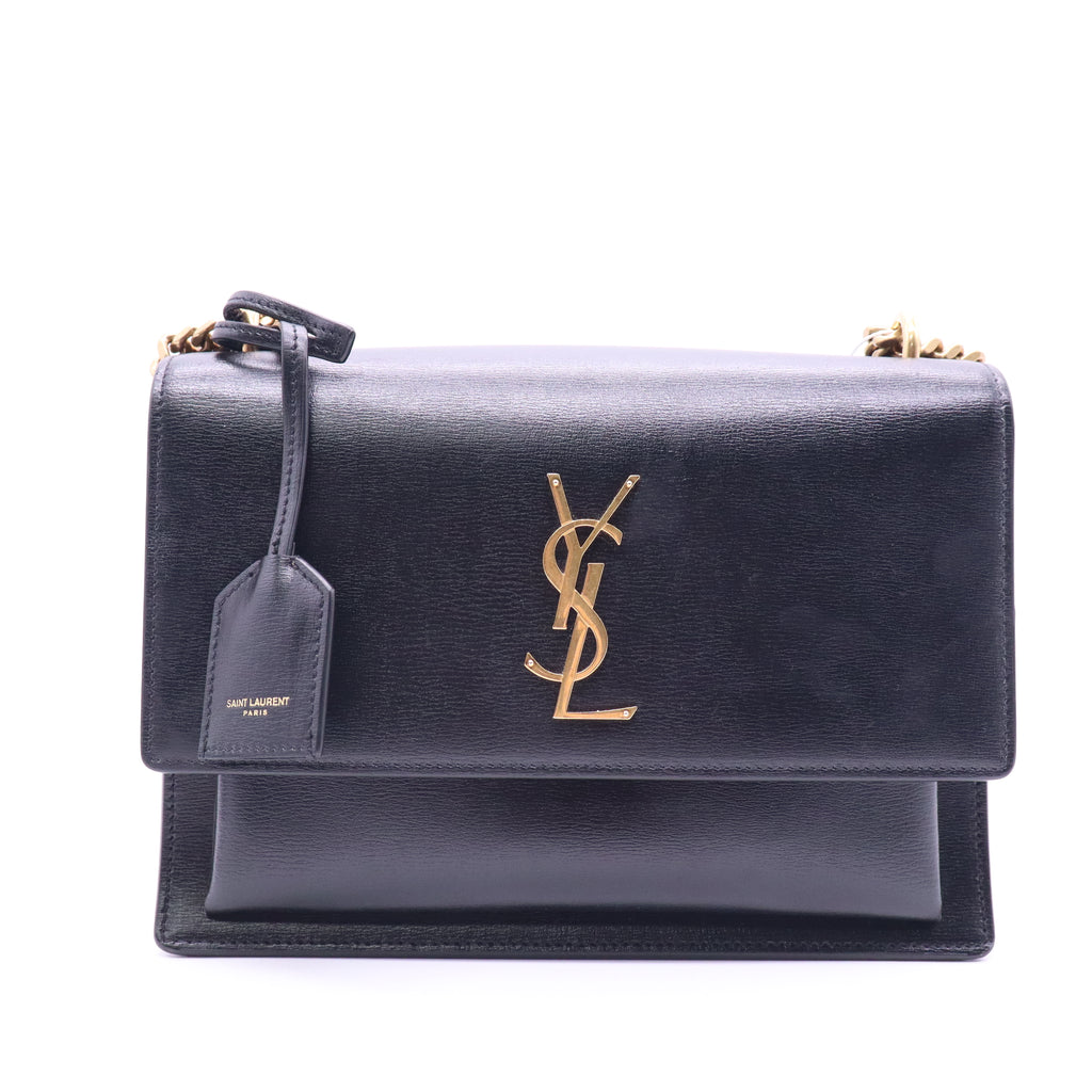 Sunset Top Handle Shoulder Bag Leather Medium Twins LDJ3602