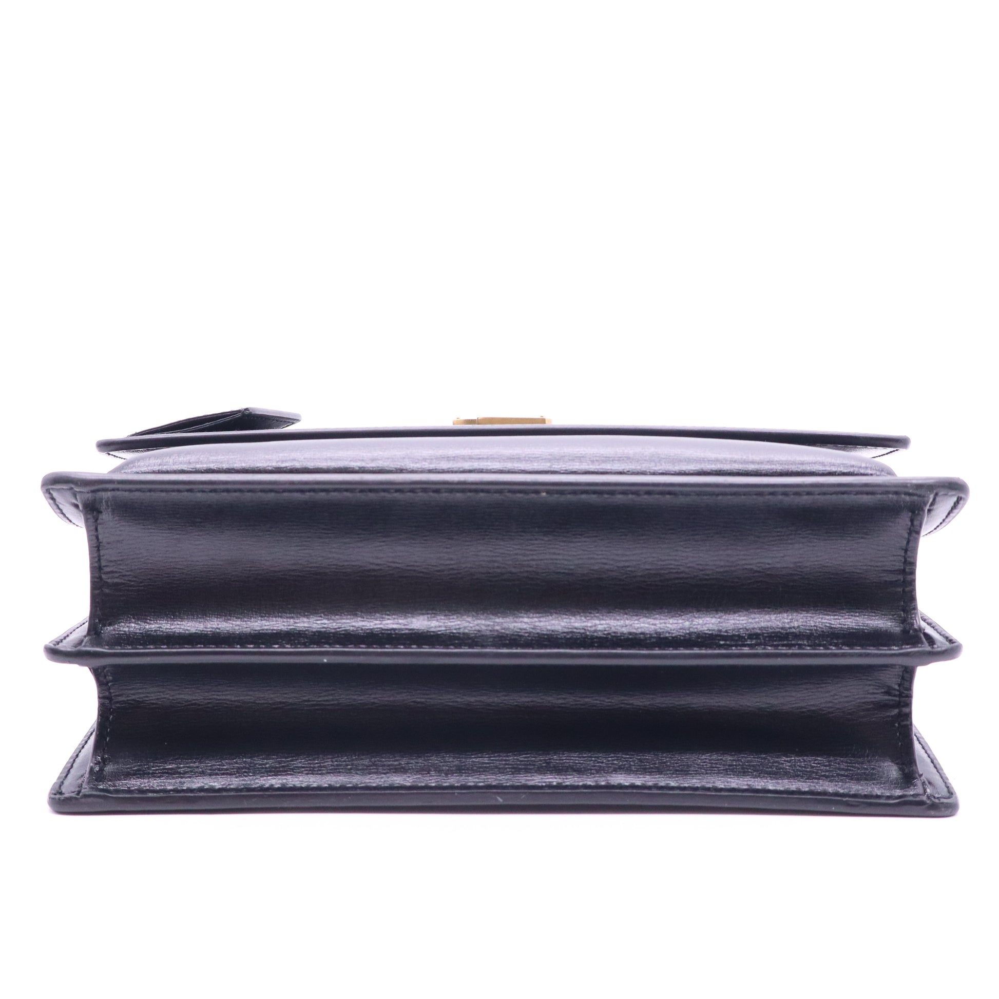 Sunset Top Handle Shoulder Bag Leather Medium Twins LDJ3602