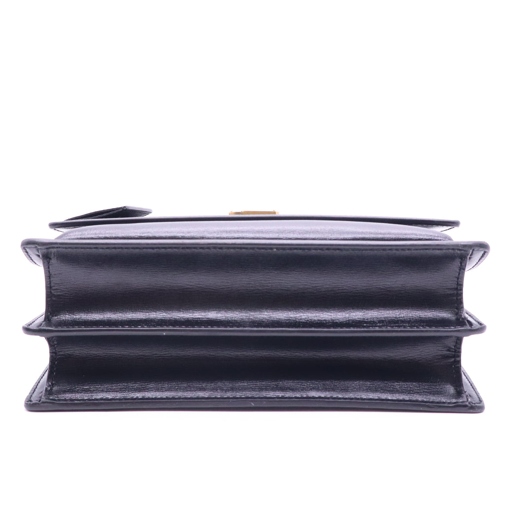 Sunset Top Handle Shoulder Bag Leather Medium Twins LDJ3602